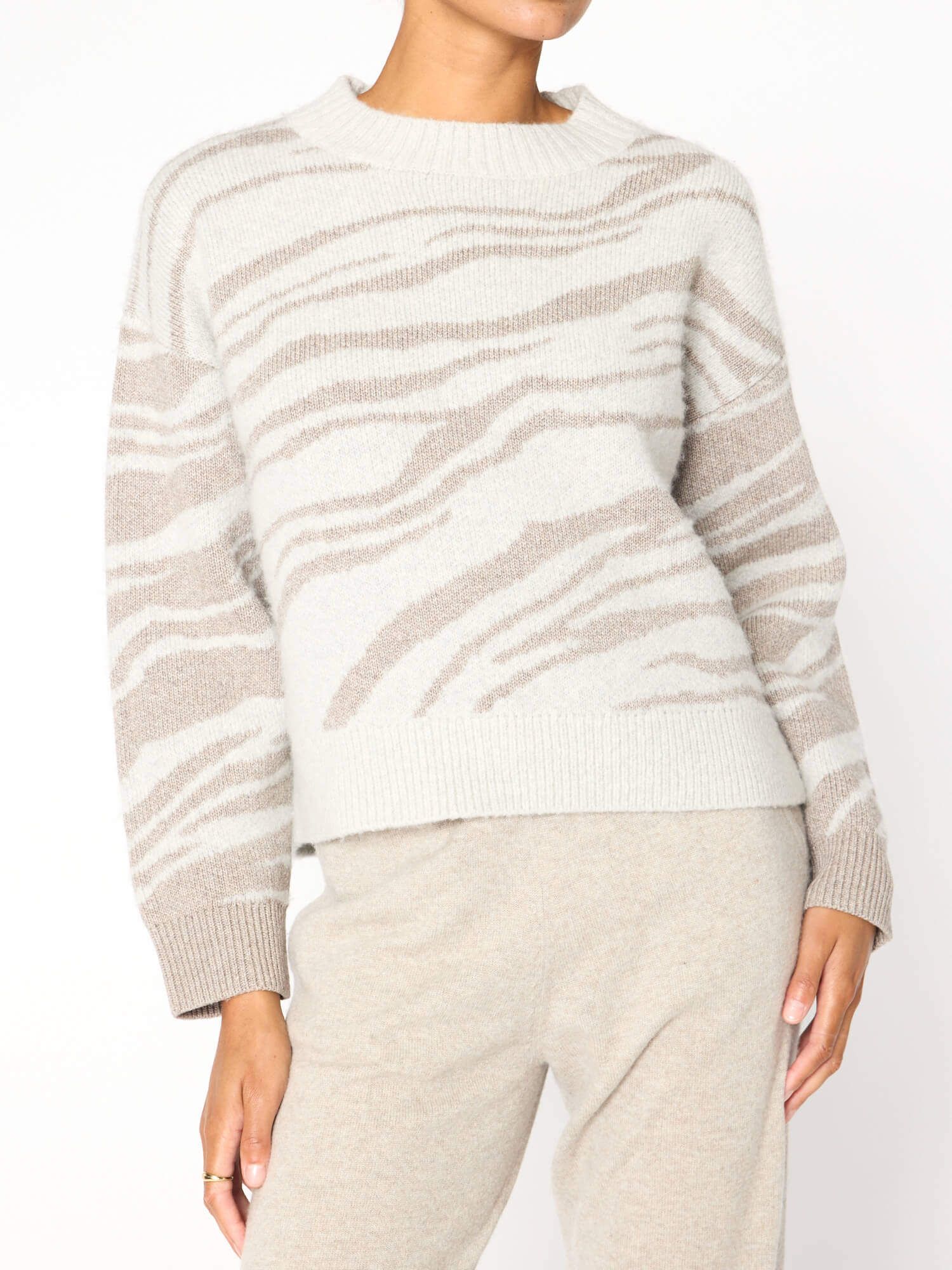 The Adria Jacquard Pullover sold by Brochu Walker