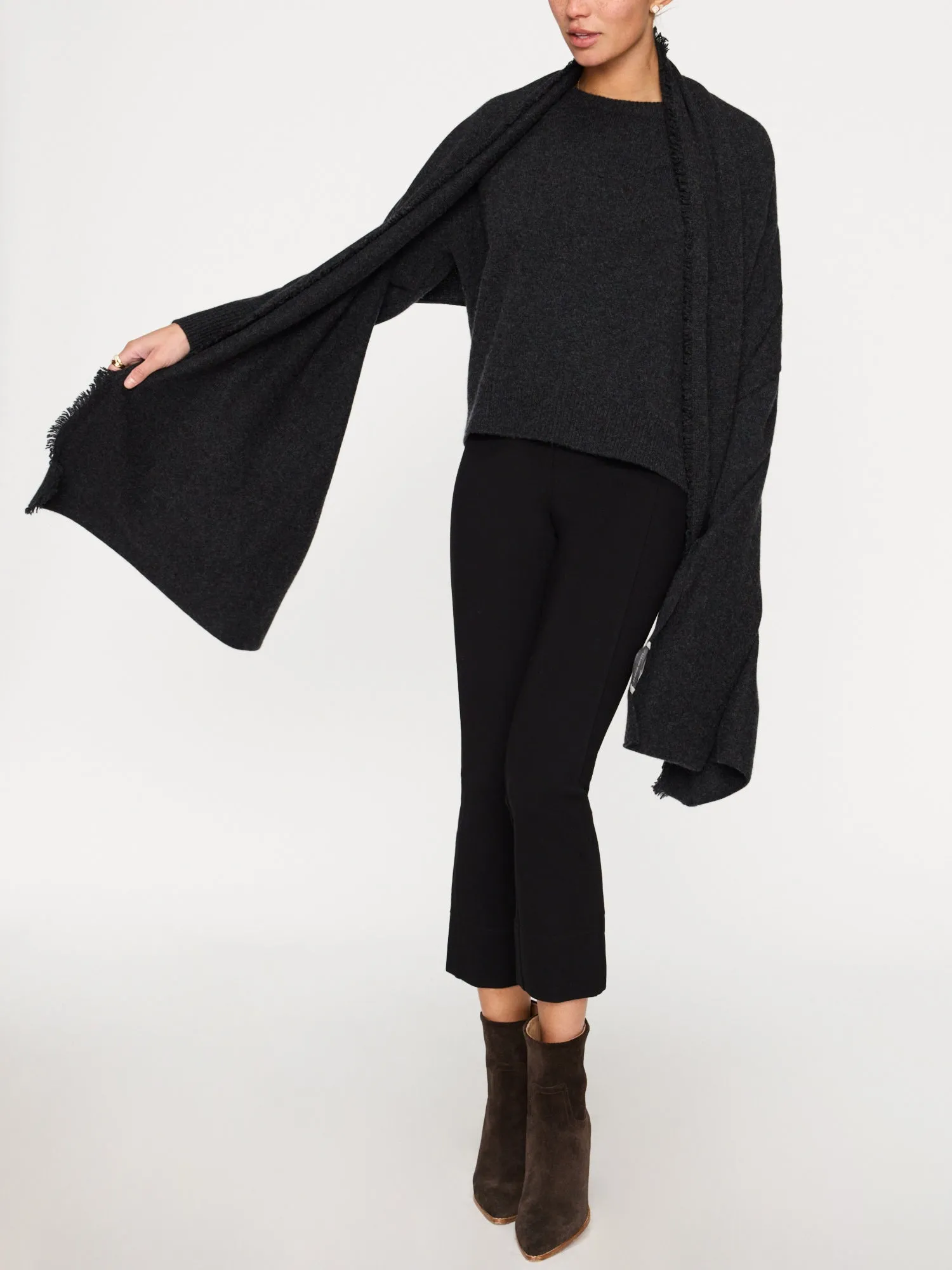 The Cashmere Fringe Wrap sold by Brochu Walker product image thumbnail 3