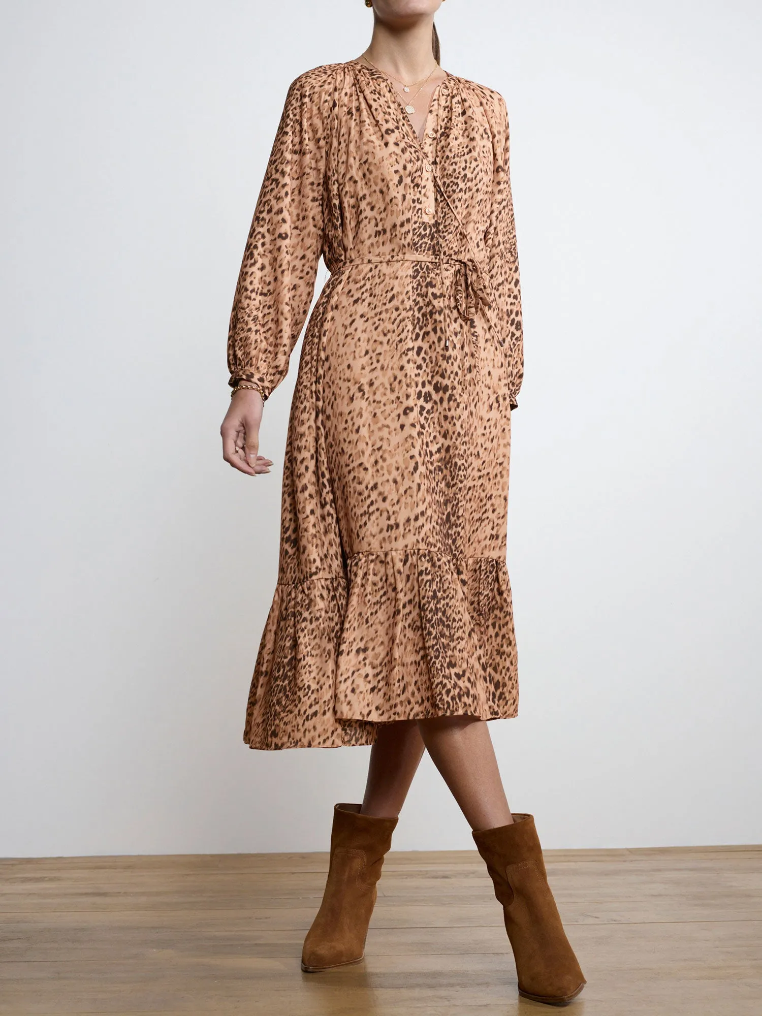The Sarai Printed Dress sold by Brochu Walker