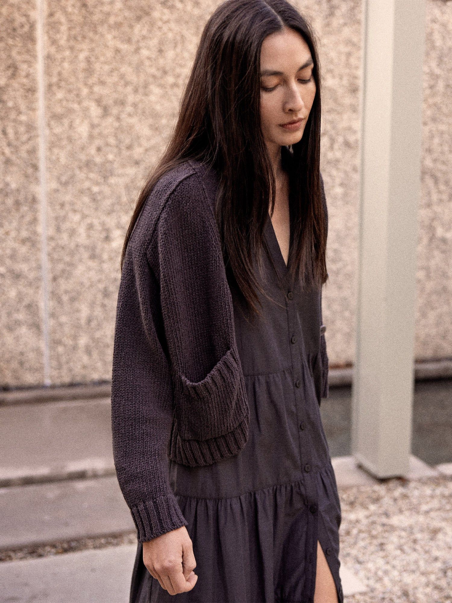 The Cropped Cardigan sold by Brochu Walker product image thumbnail 3