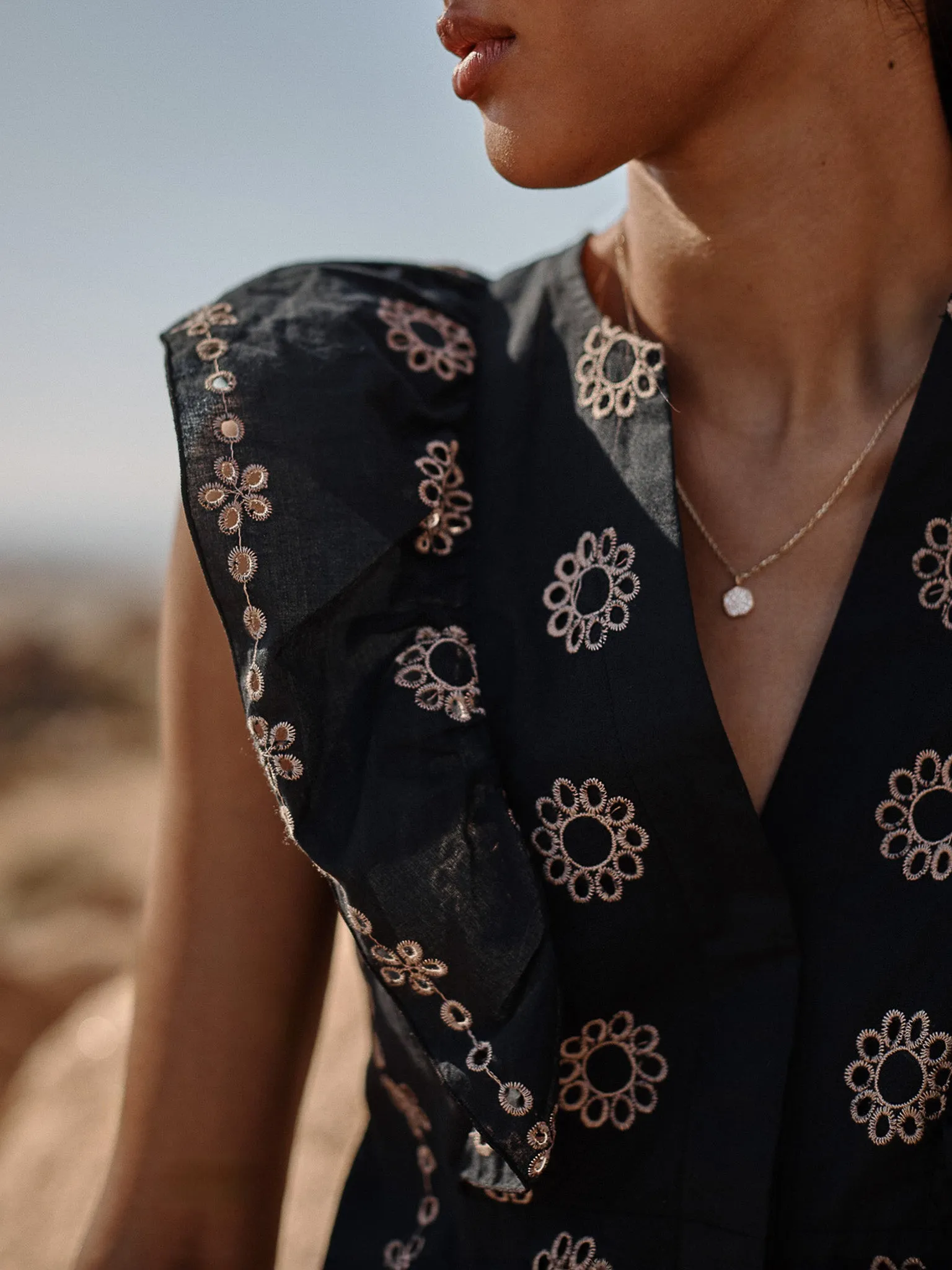 The Aurora Eyelet Dress sold by Brochu Walker product image thumbnail 2