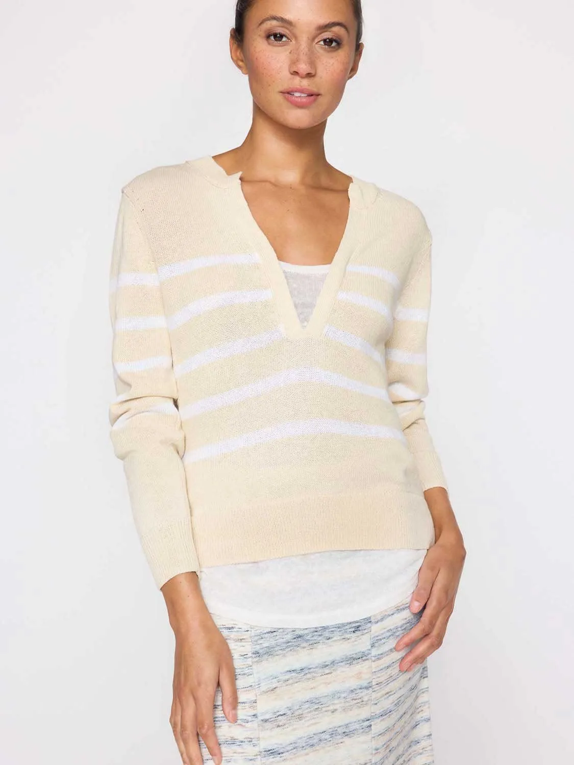 The Roan Layered Stripe Henley sold by Brochu Walker product image thumbnail 4