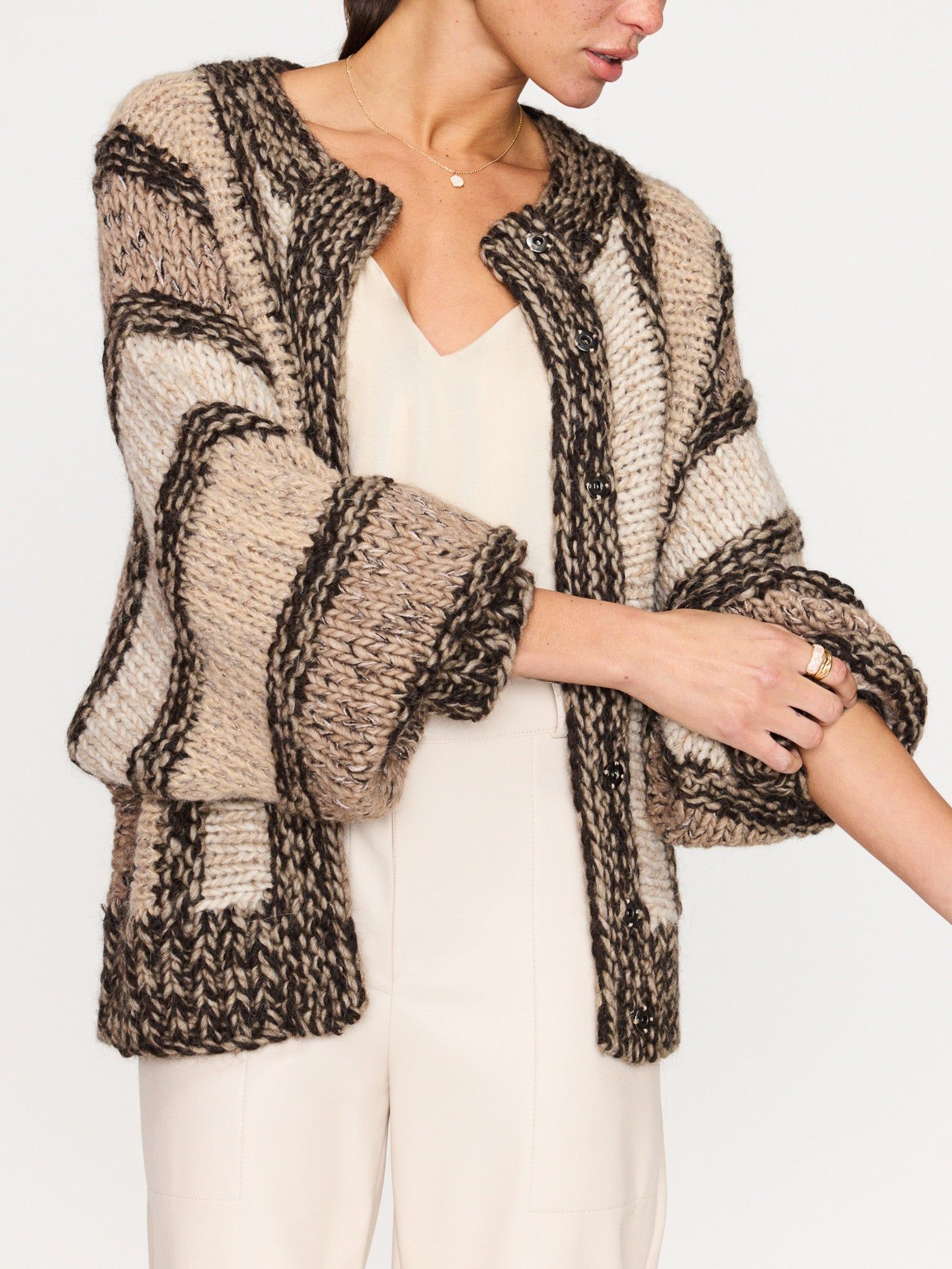 The Illia Handknit Cardigan sold by Brochu Walker