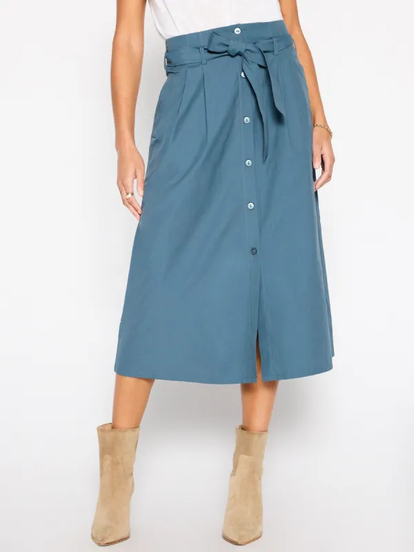 The Teagan Belted Skirt sold by Brochu Walker