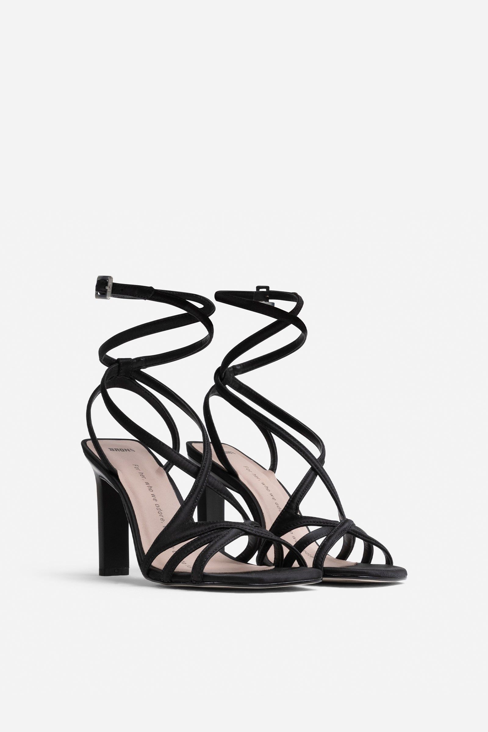 Heeled sandal New-Aladin | black sold by Bronx product image thumbnail 3