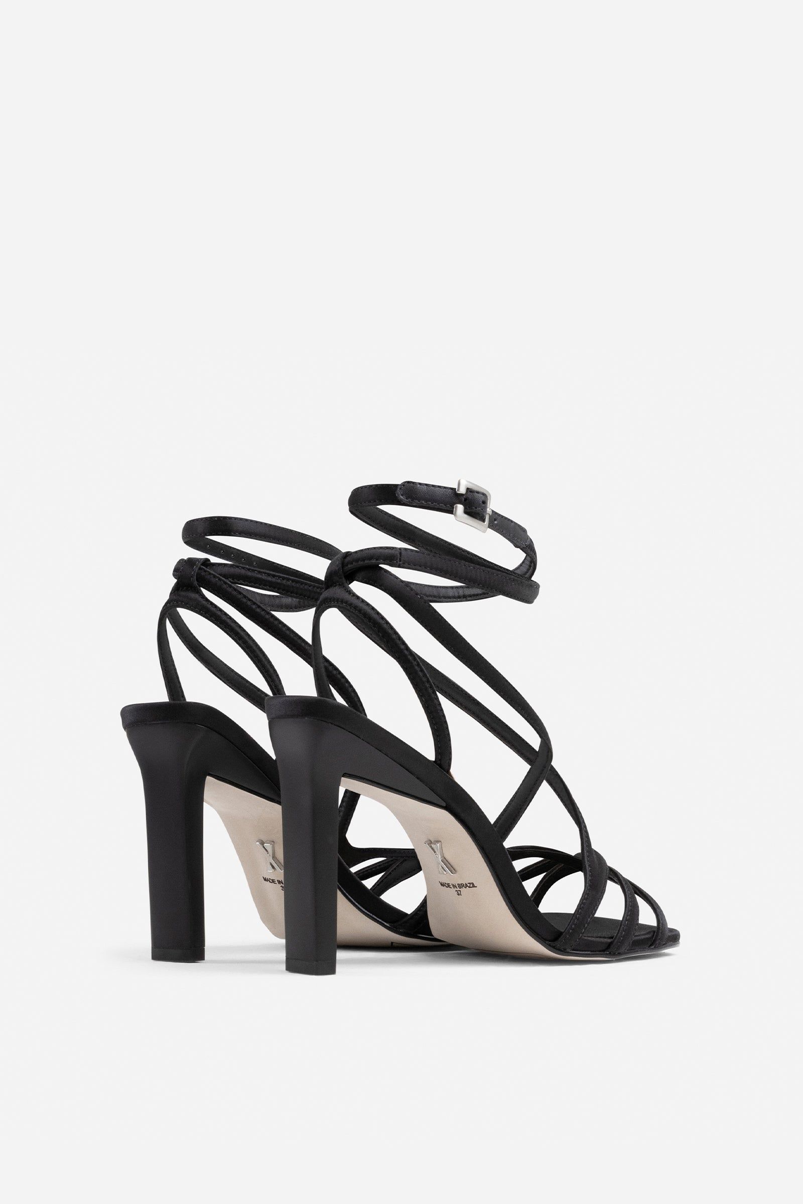 Heeled sandal New-Aladin | black sold by Bronx product image thumbnail 5