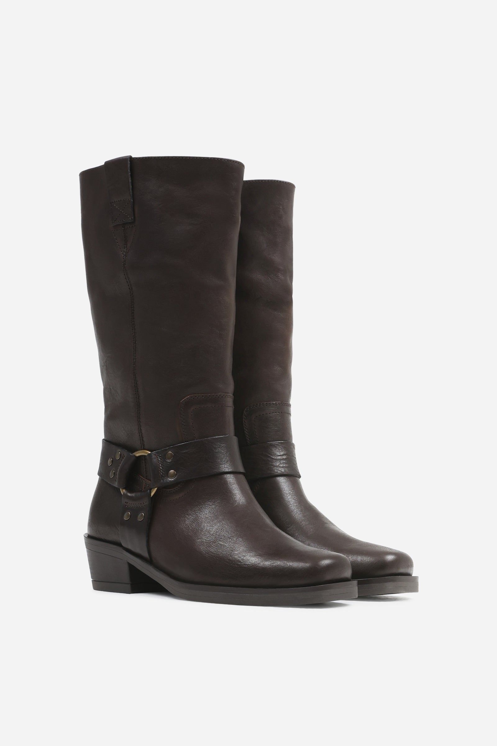 High Boot Trig-ger | dark brown sold by Bronx product image thumbnail 3