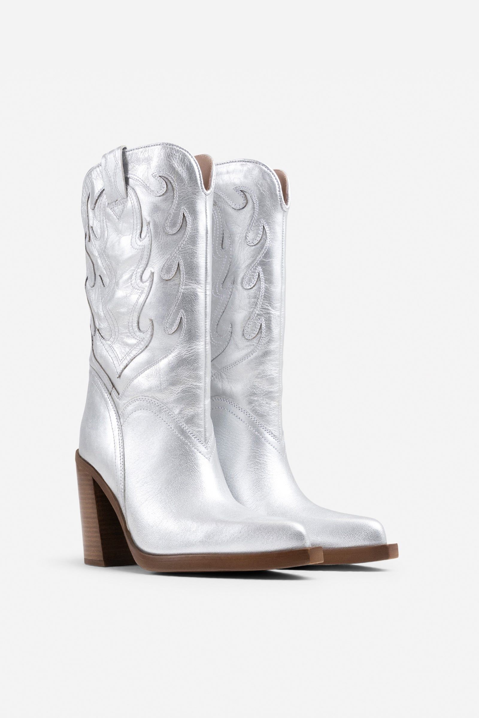 Western Boot Mya-Mae | silver sold by Bronx product image thumbnail 3