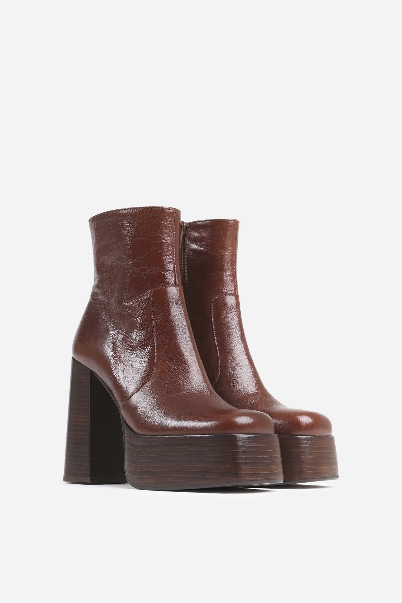 Heeled Ankle Boot Be-lla | chestnut sold by Bronx product image thumbnail 3