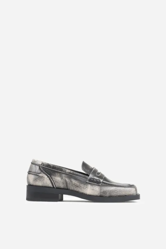 Low Shoe Loafer Al-my | black/off white sold by Bronx