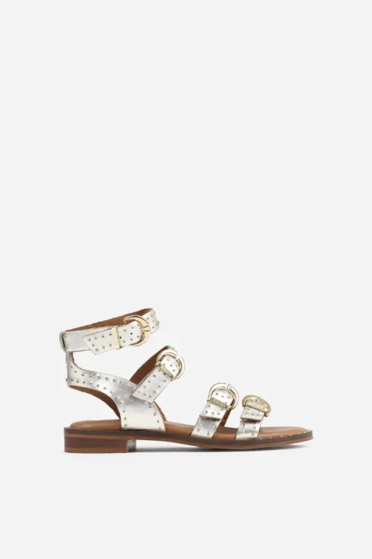 Sandal Thrill | platinum gold sold by Bronx