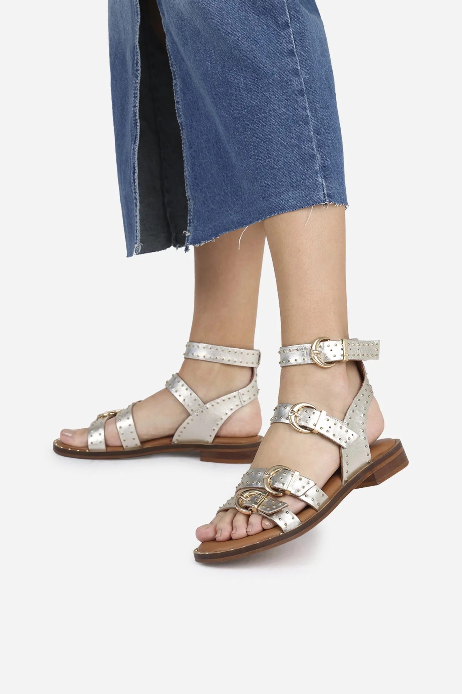 Sandal Thrill | platinum gold sold by Bronx product image thumbnail 2