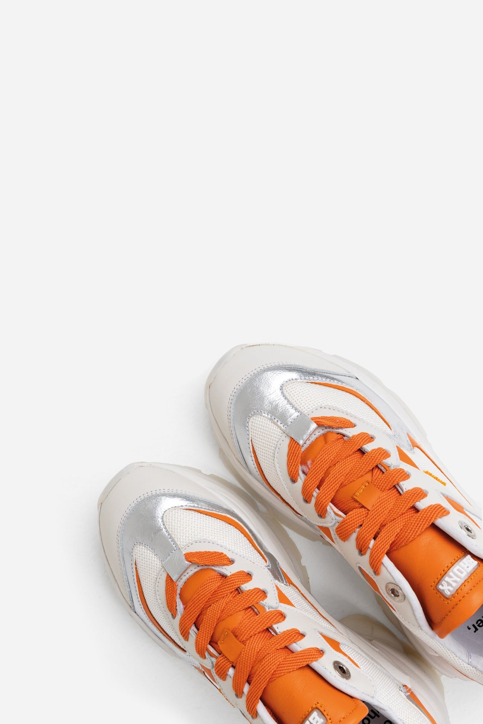 Sneaker Linn-y | off white/silver/orange sold by Bronx product image thumbnail 4