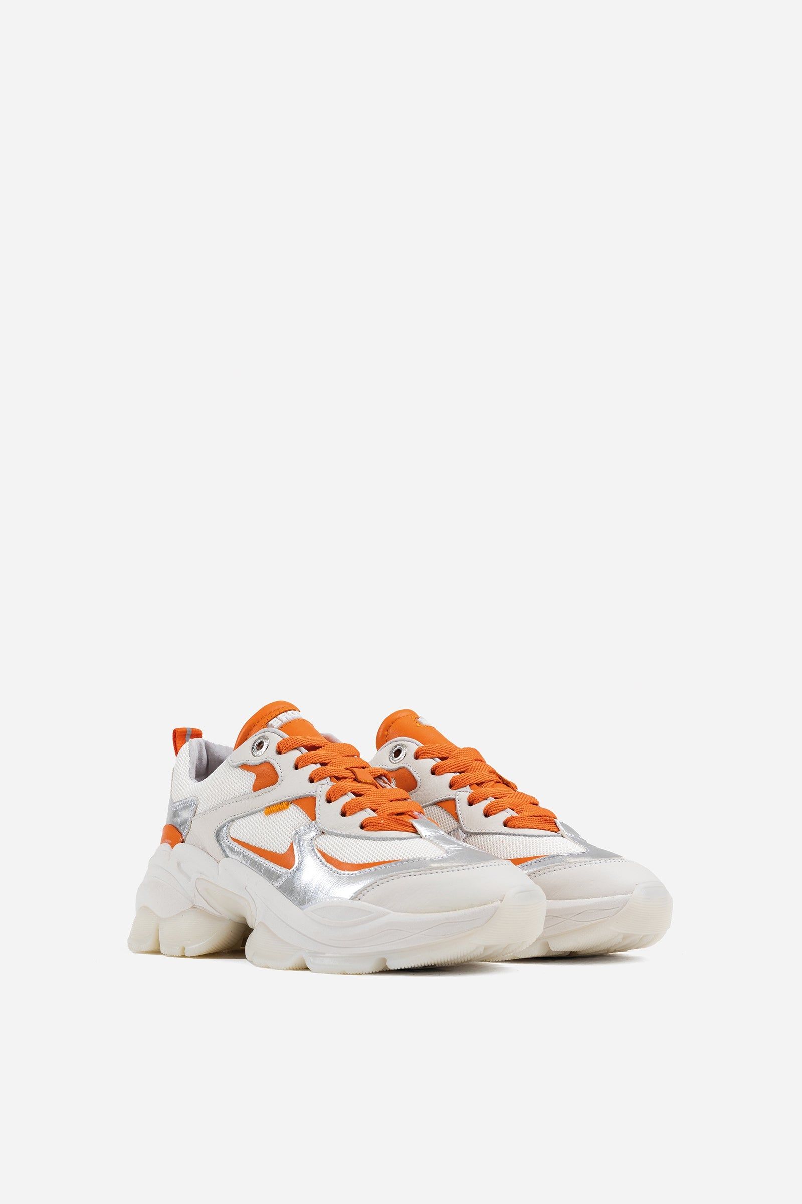Sneaker Linn-y | off white/silver/orange sold by Bronx product image thumbnail 3