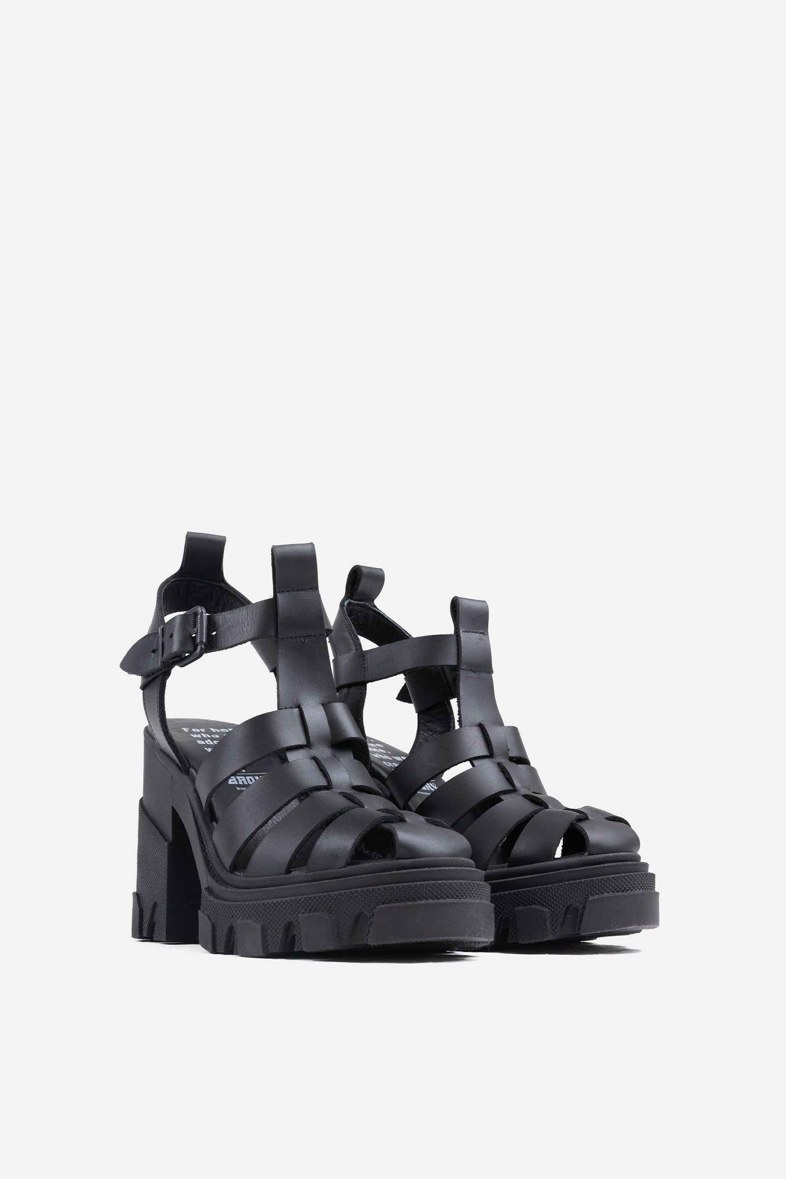 FURROW-SANDAL | black sold by Bronx product image thumbnail 3