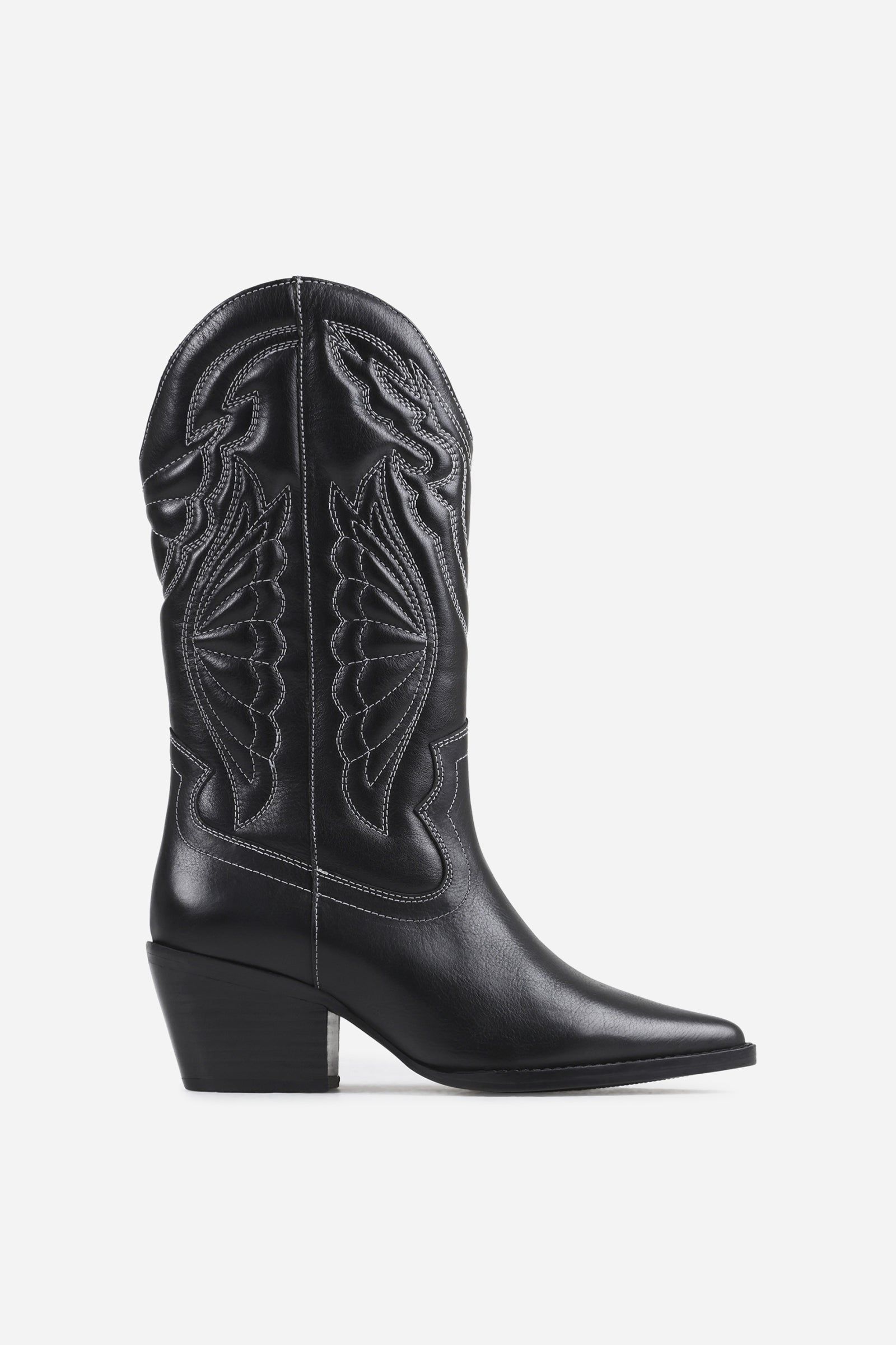 Western Ankle Boot Jukeson | black/white sold by Bronx