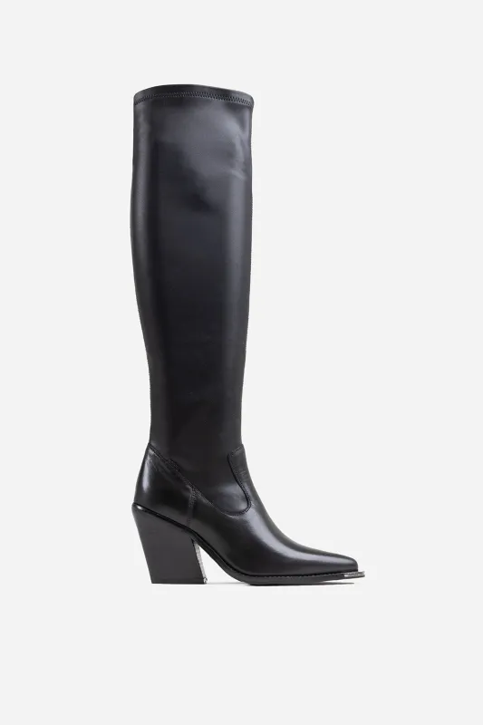 High Boot New-Kole Stretch | black sold by Bronx