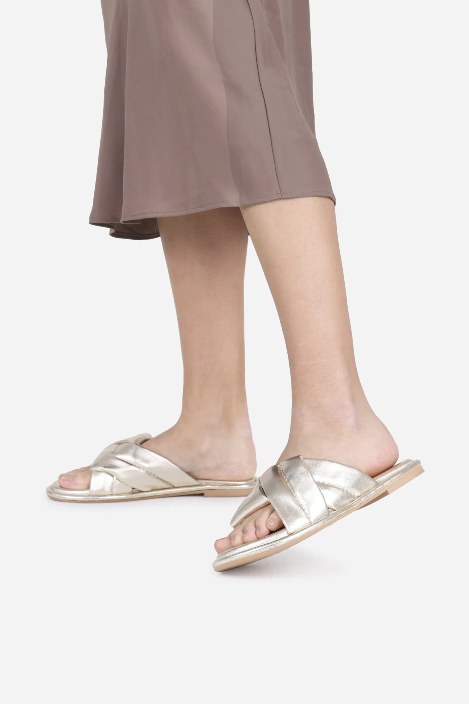 Sandal Delan-y | platinum gold sold by Bronx product image thumbnail 2