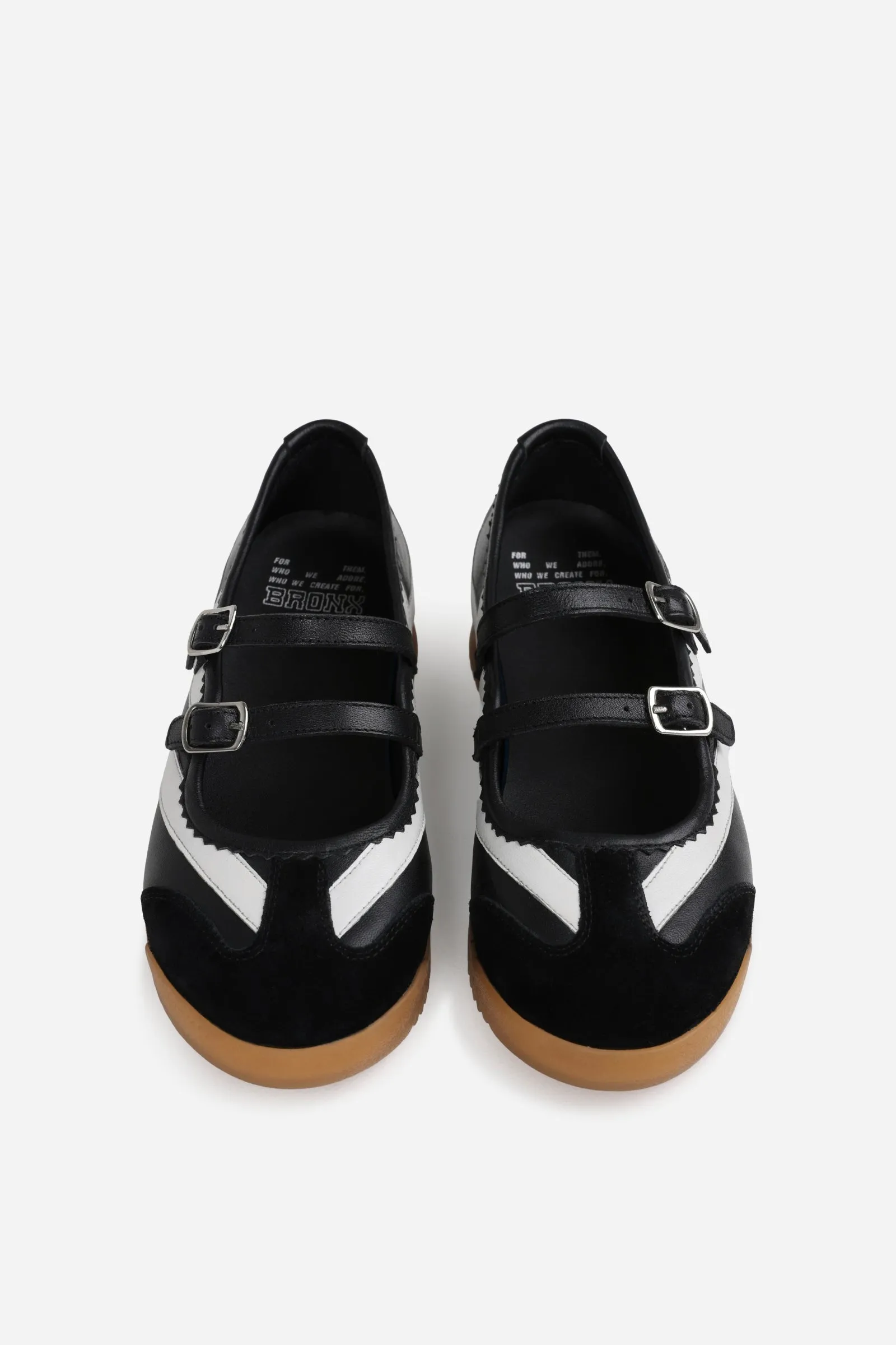 cli-oo | black/off white/gum sold by Bronx product image thumbnail 3