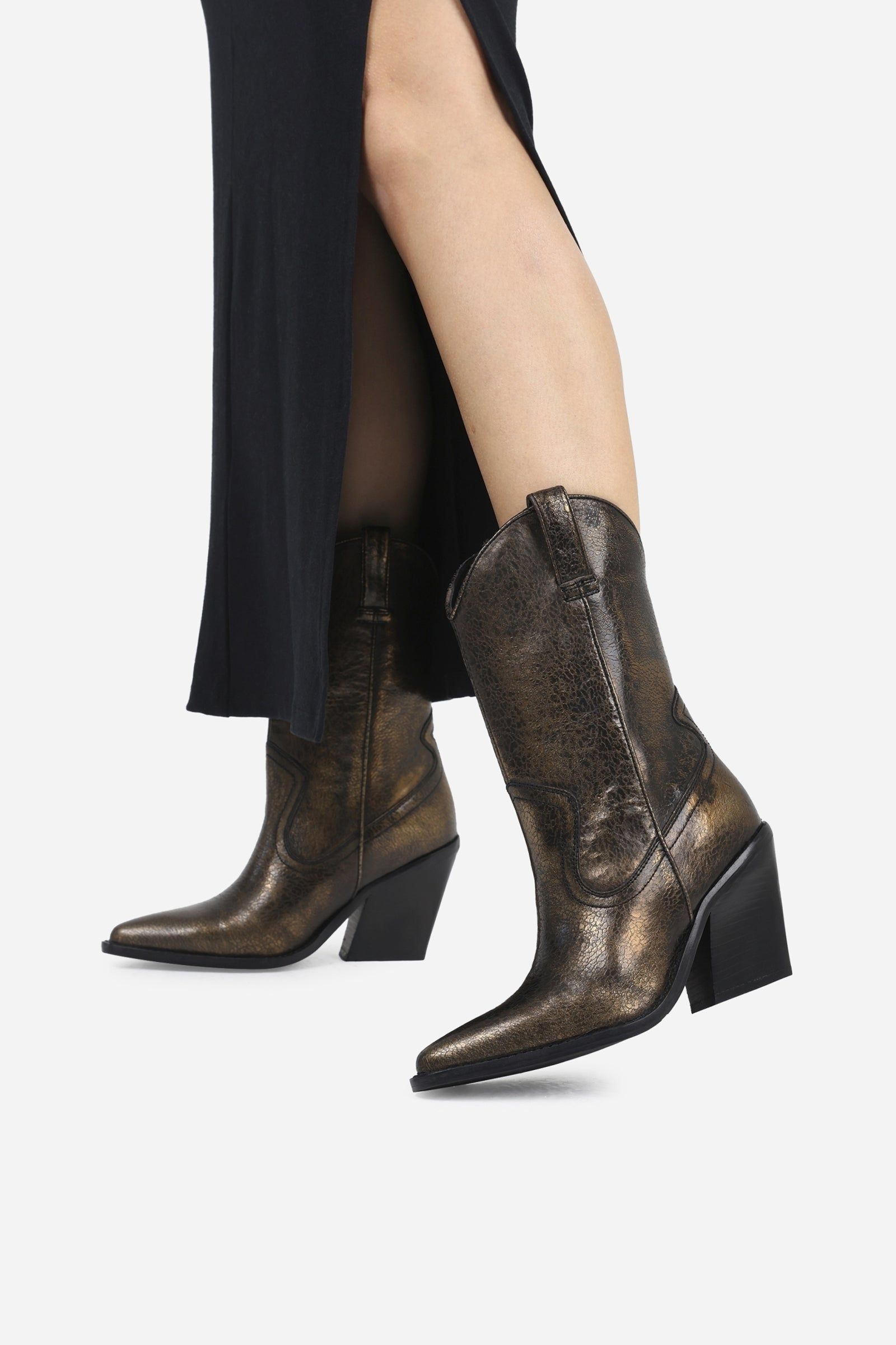 Ankle Boot New-Kole | antique gold sold by Bronx product image thumbnail 2