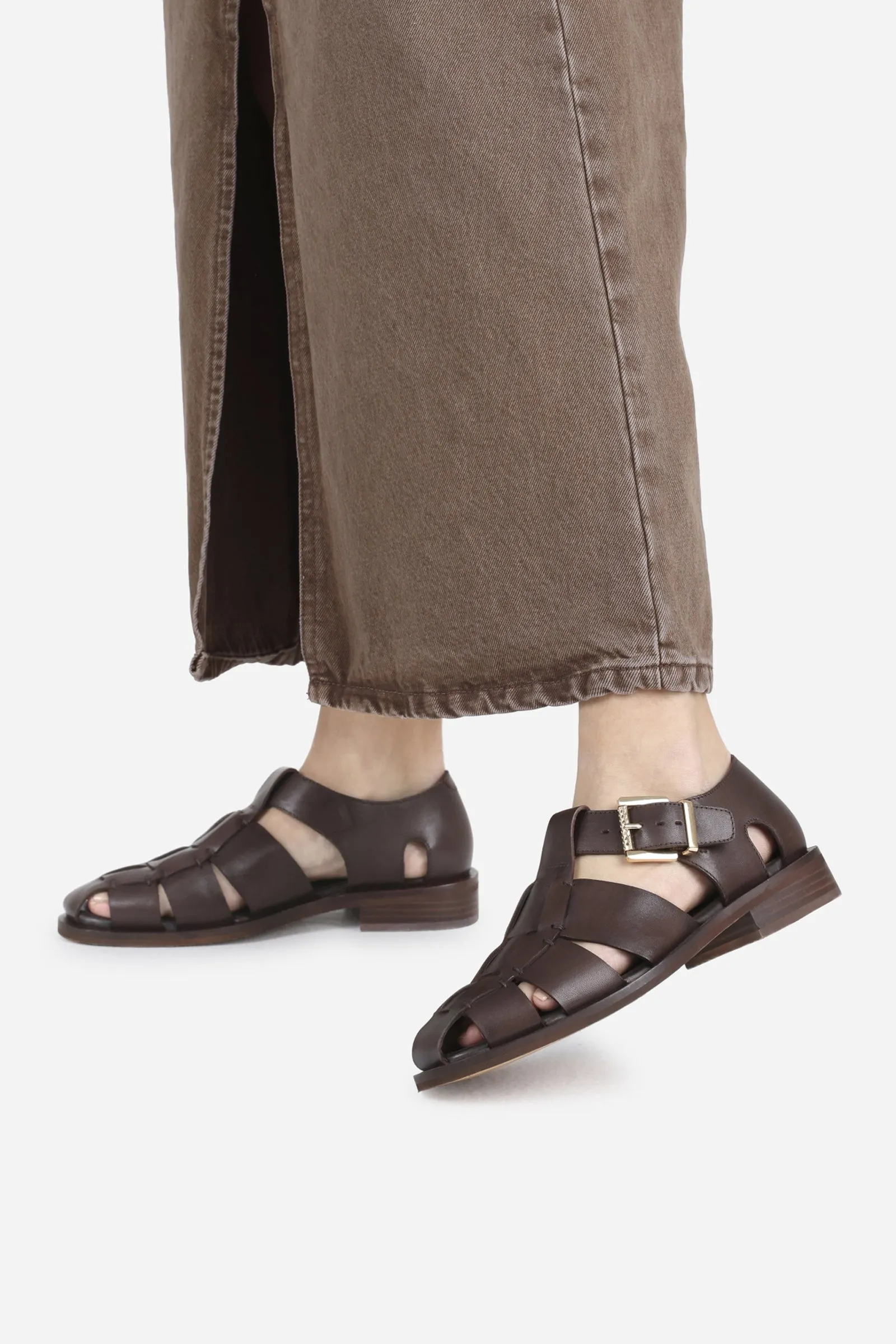 Sandal Next-Wagon | dark brown sold by Bronx product image thumbnail 2