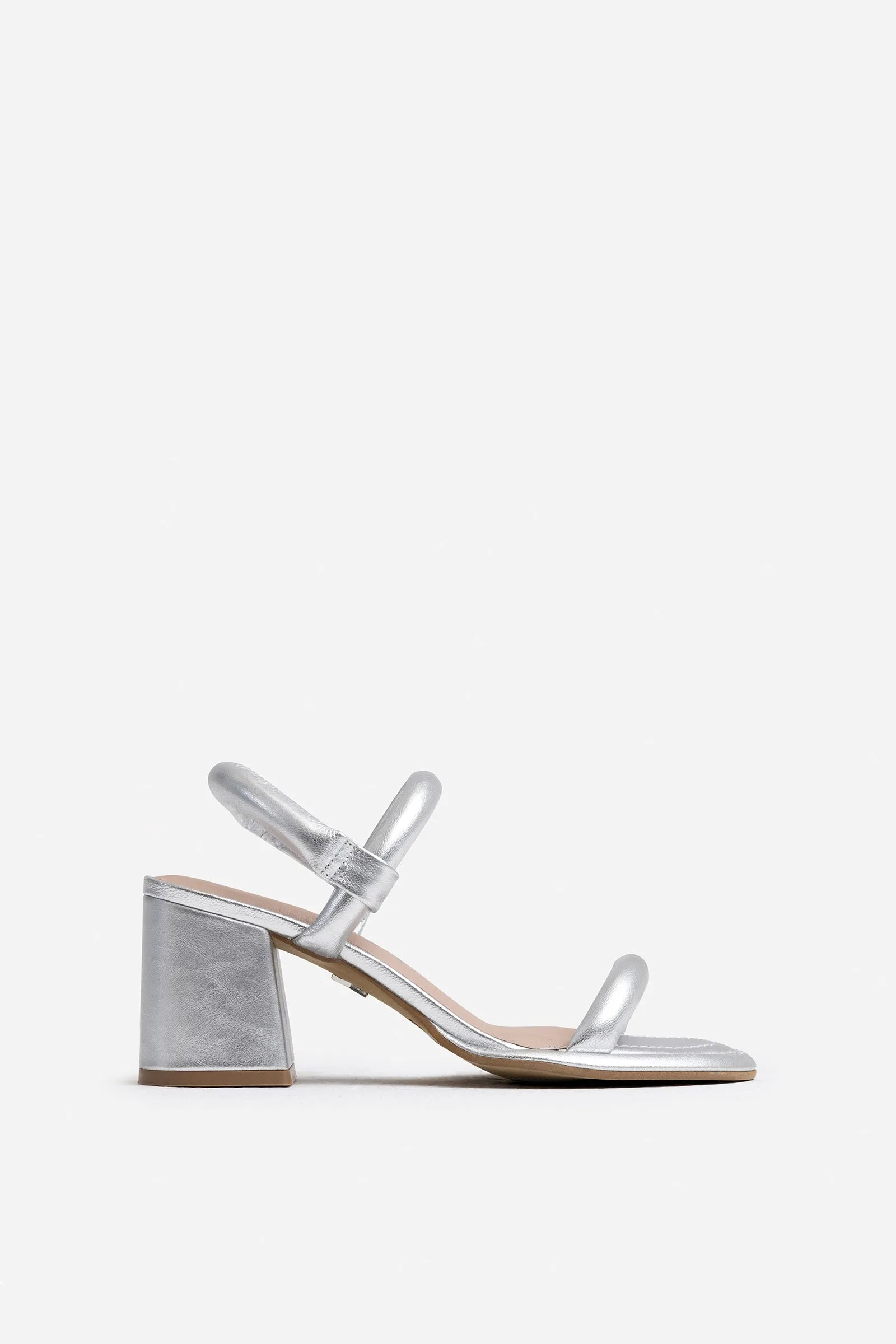 Heeled Sandal New-Jagger | silver sold by Bronx