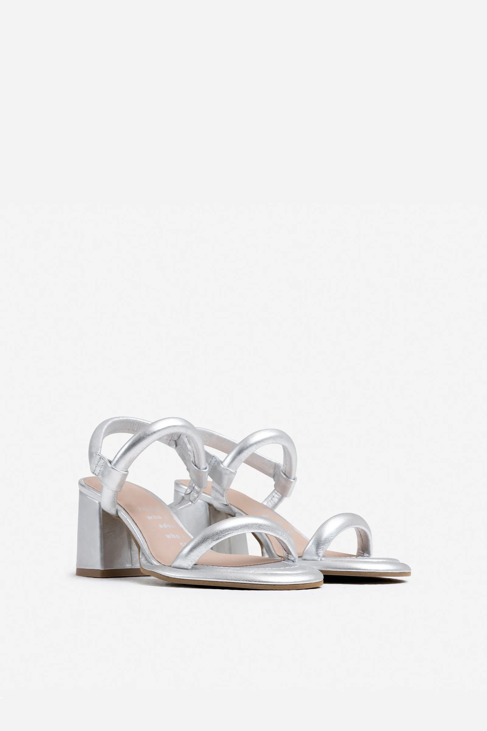 Heeled Sandal New-Jagger | silver sold by Bronx product image thumbnail 3