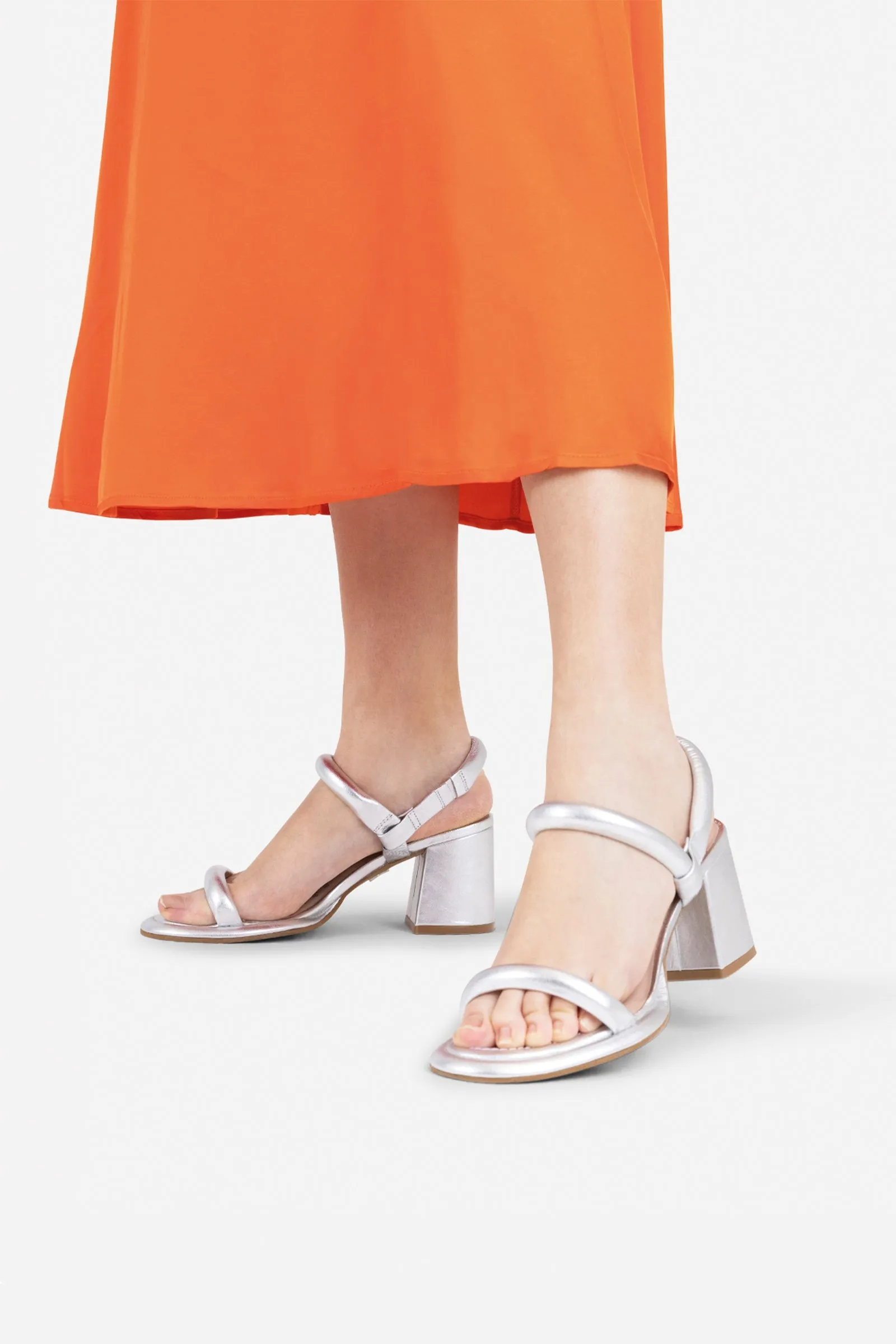 Heeled Sandal New-Jagger | silver sold by Bronx product image thumbnail 2