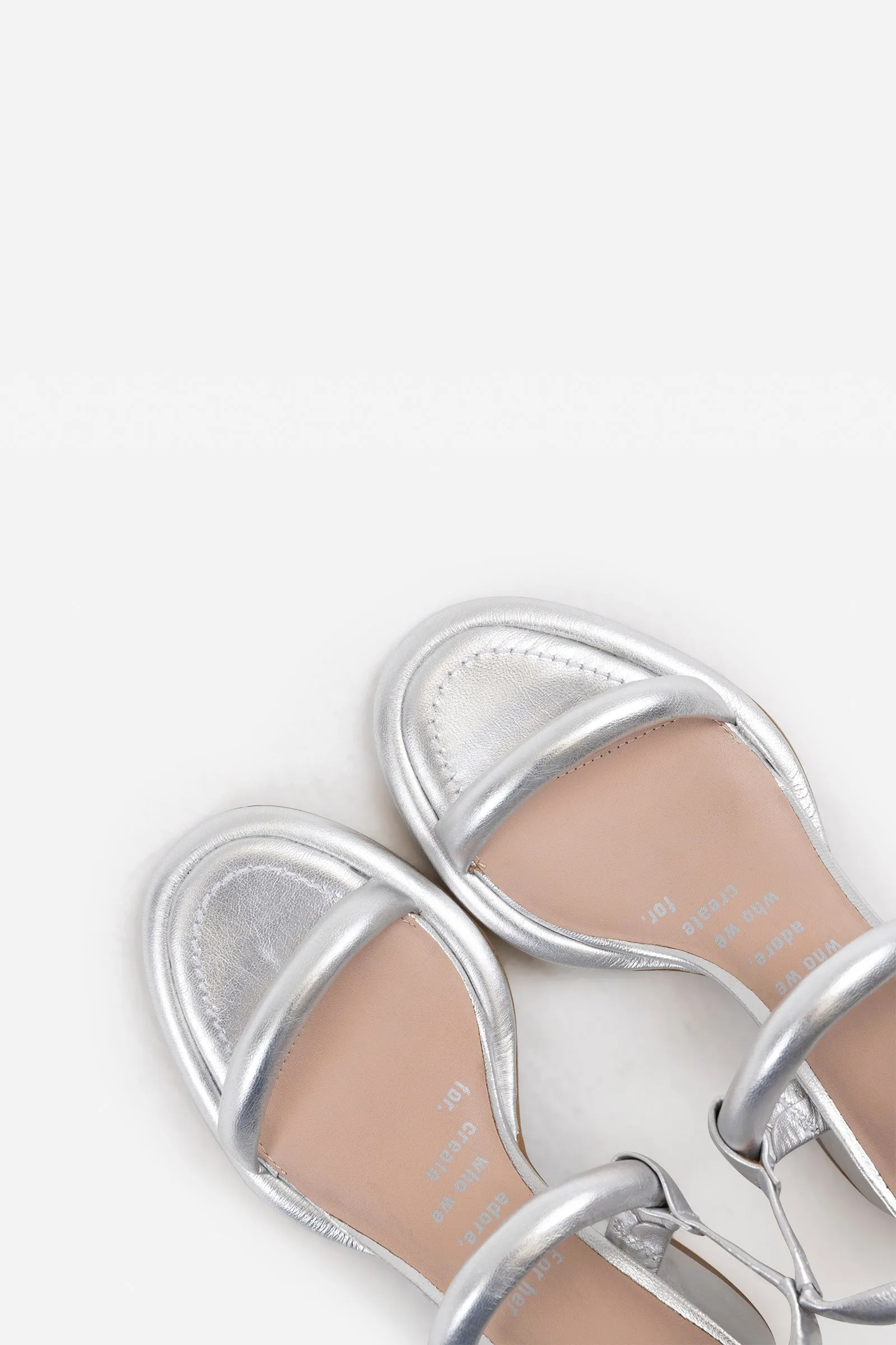 Heeled Sandal New-Jagger | silver sold by Bronx product image thumbnail 4