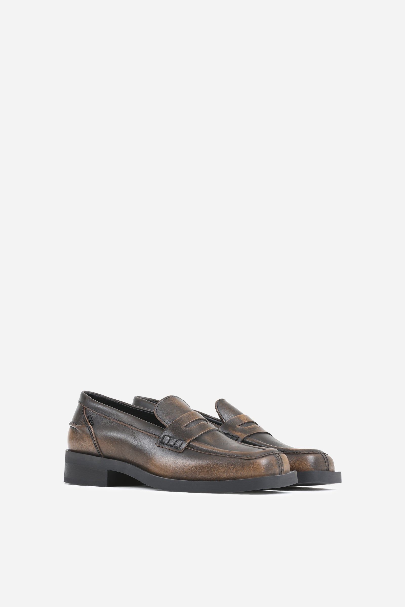 Low Shoe Loafer Al-my | chestnut/black sold by Bronx product image thumbnail 3