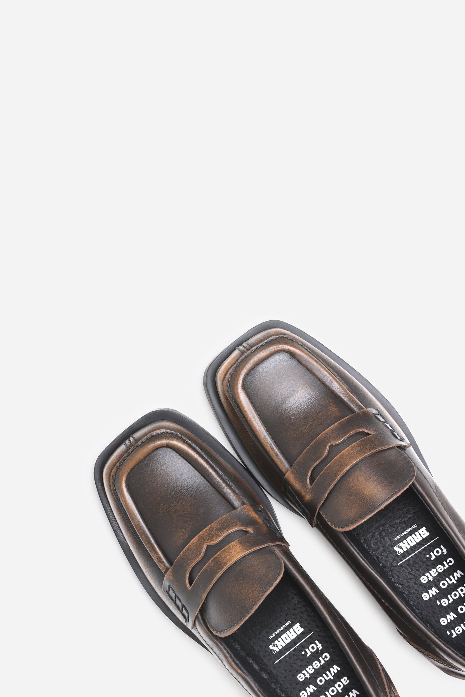 Low Shoe Loafer Al-my | chestnut/black sold by Bronx product image thumbnail 4