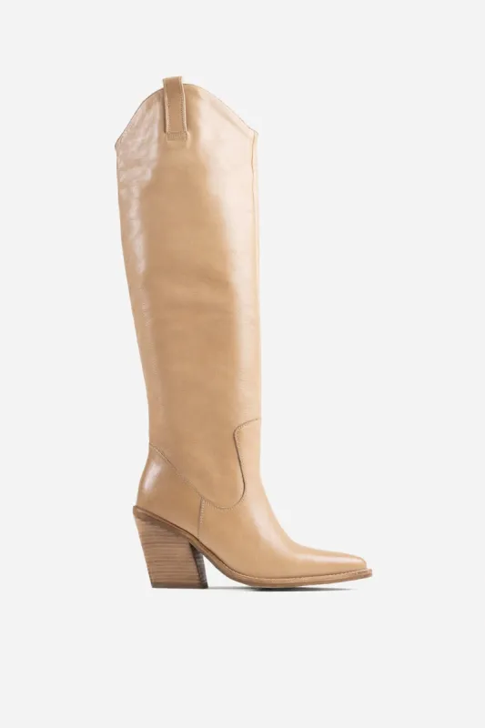 High Boot New-Kole | dark camel sold by Bronx