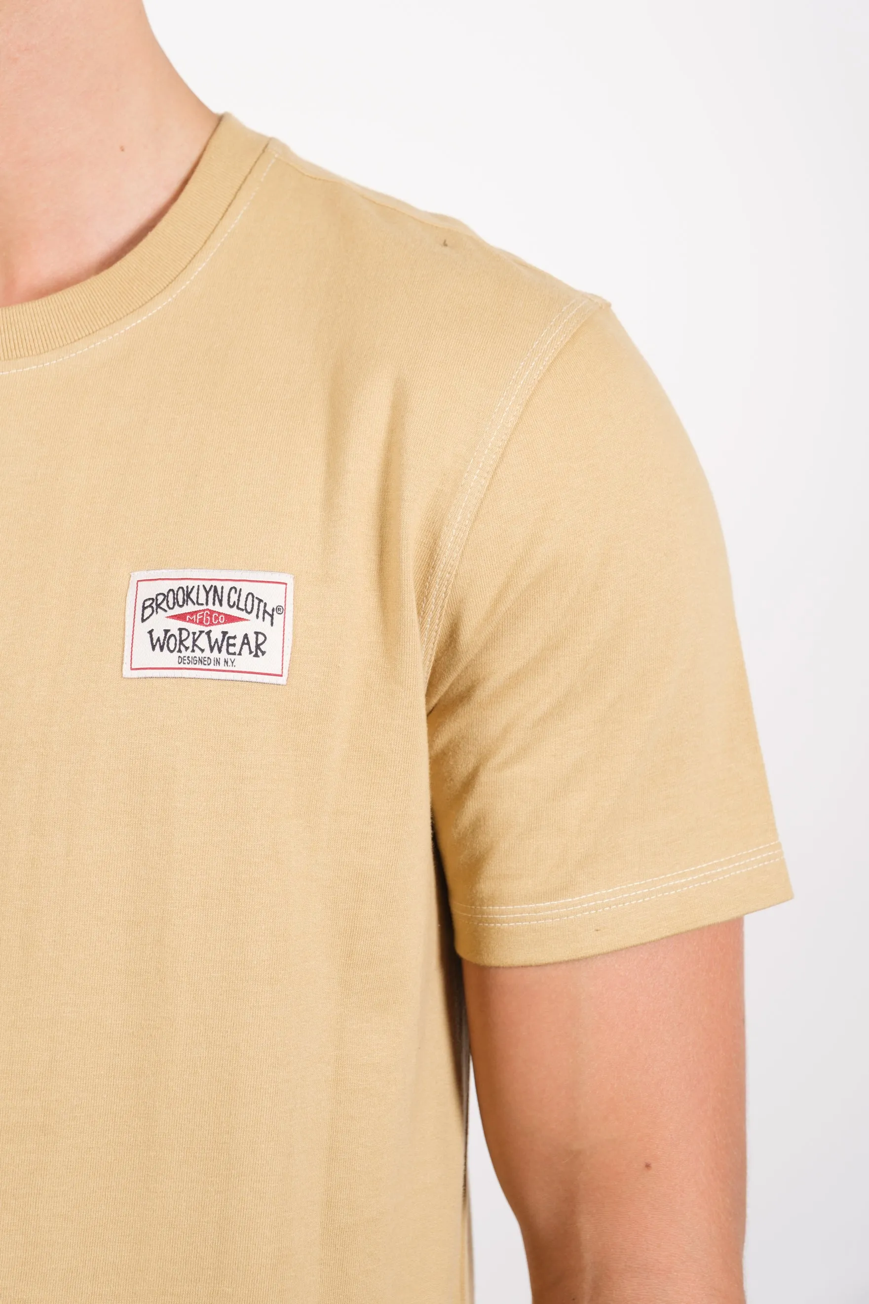 Contrast Stitch Crewneck Tee sold by Brooklyn Cloth product image thumbnail 3