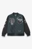 Hunter Green Goat Woven Bomber Jacket sold by Brooklyn Cloth