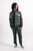 Hunter Green Goat Woven Bomber Jacket sold by Brooklyn Cloth