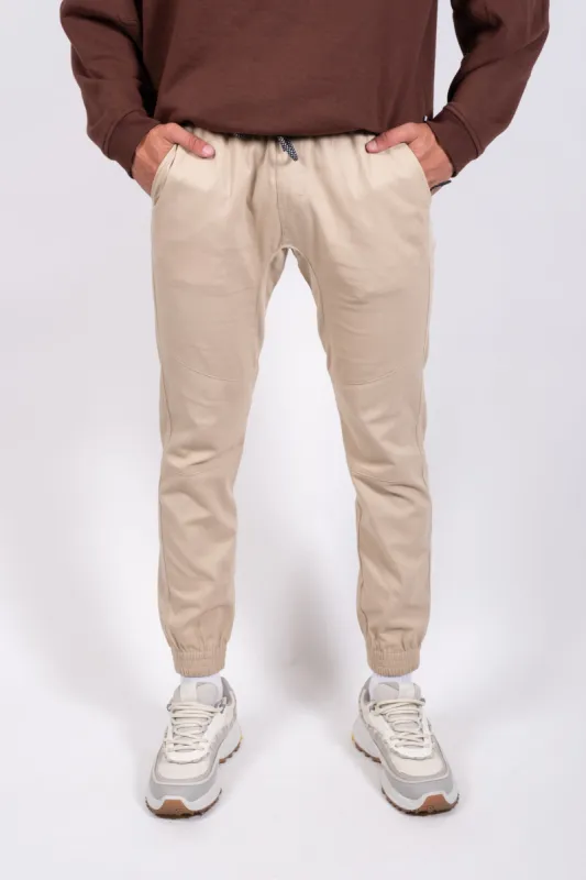 Side Pocket Zip Twill Jogger 2.0 sold by Brooklyn Cloth