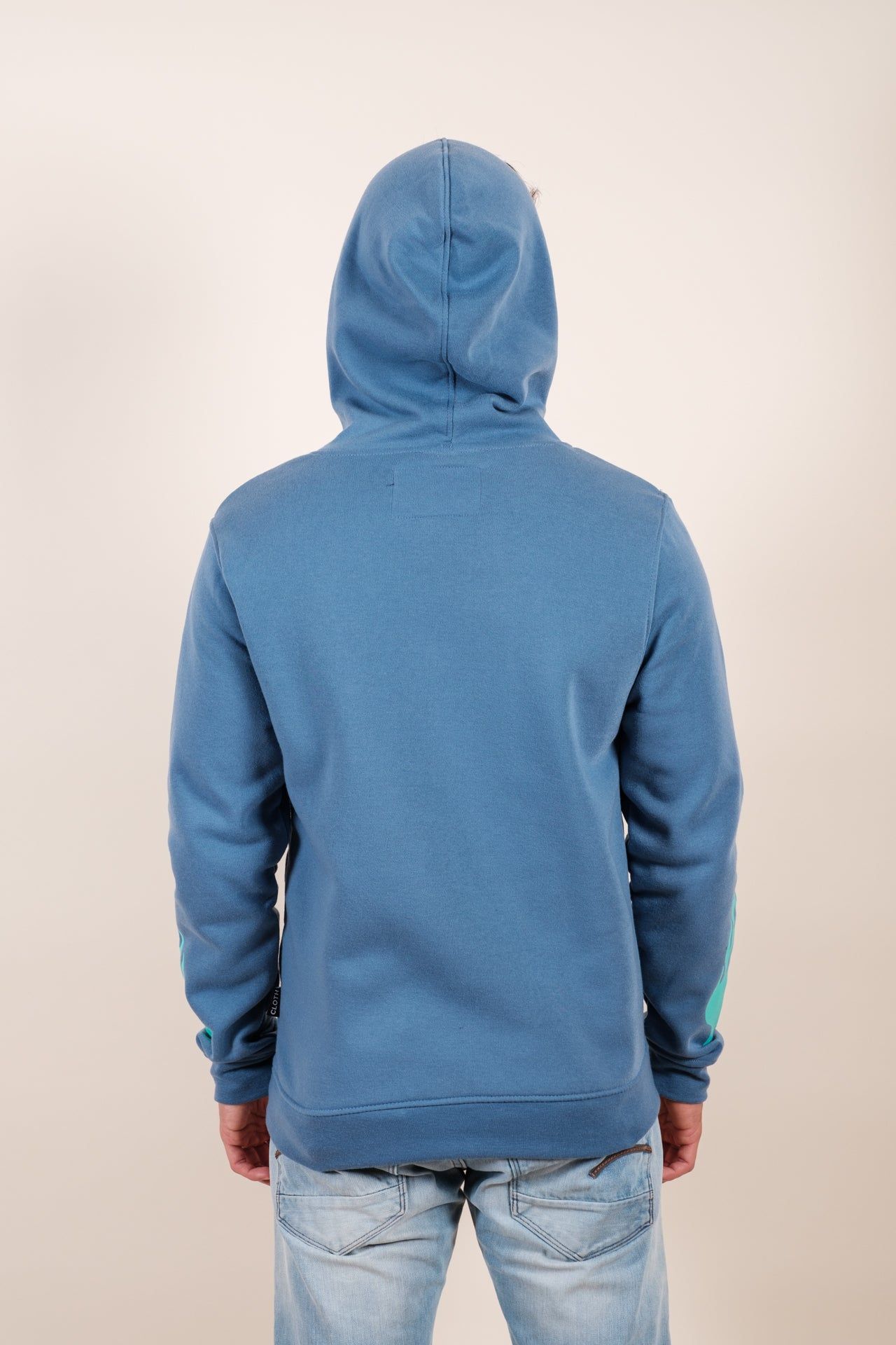 Medium Blue Vibes Fleece Hoodie sold by Brooklyn Cloth product image thumbnail 5