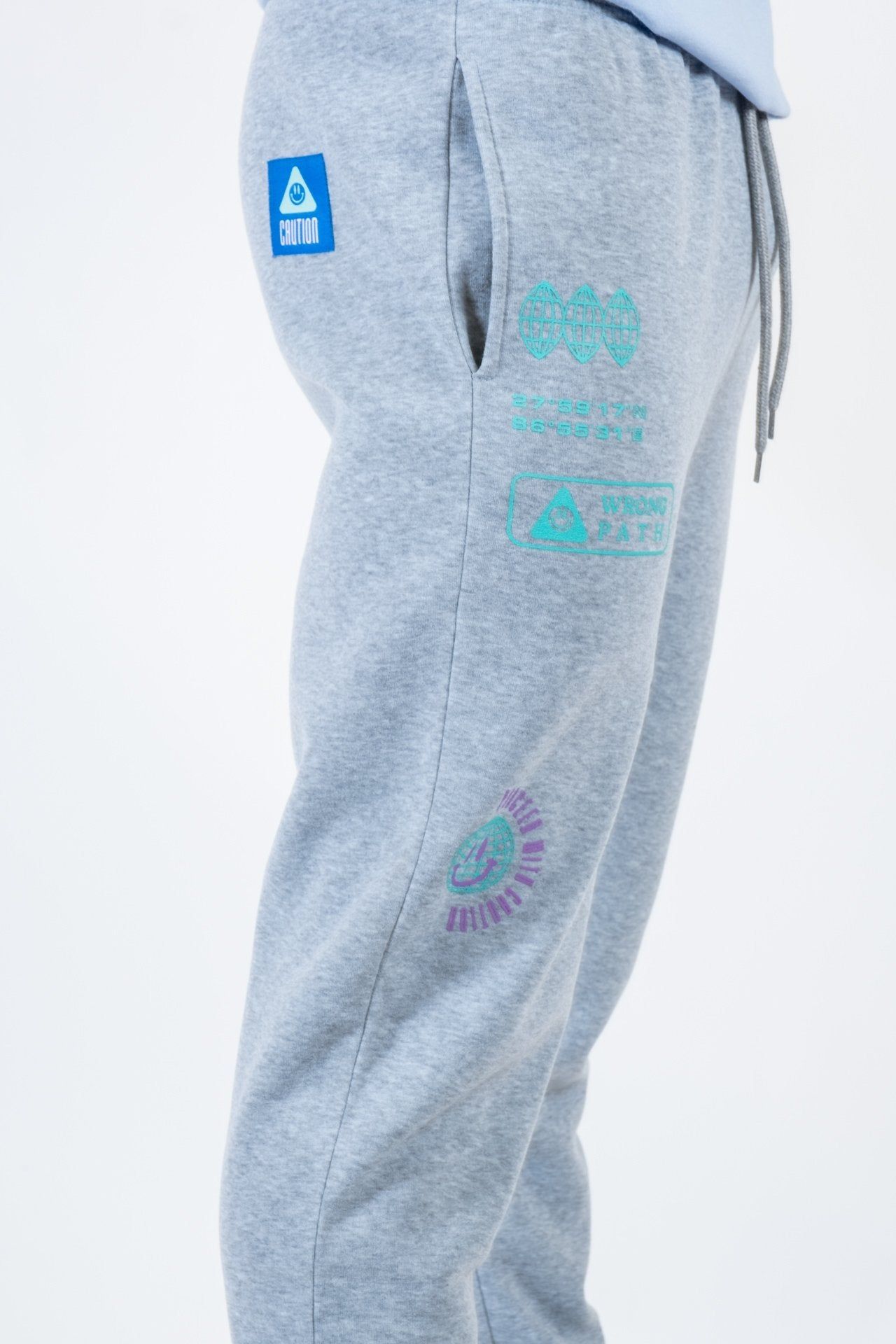 Heather Grey Gradient Print Sweatpants sold by Brooklyn Cloth product image thumbnail 4