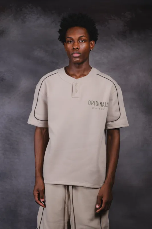 Originals Fleece Baseball Shirt sold by Brooklyn Cloth