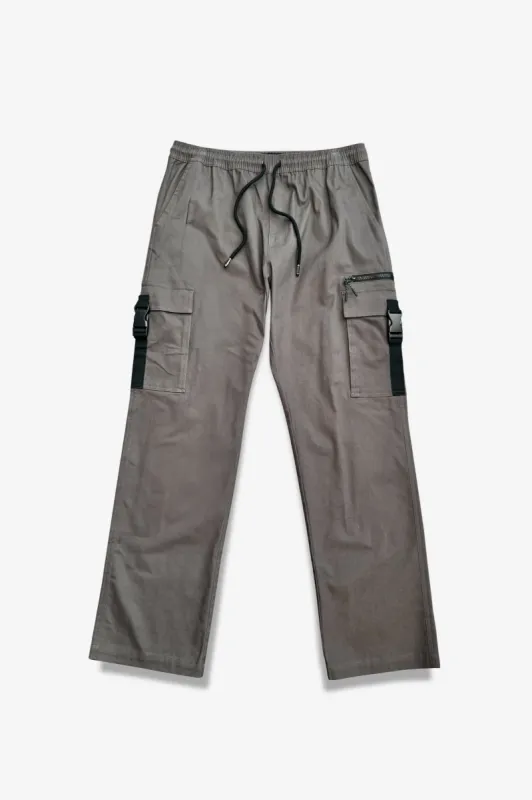 Zip Buckle Pocket Twill Cargo Pant sold by Brooklyn Cloth