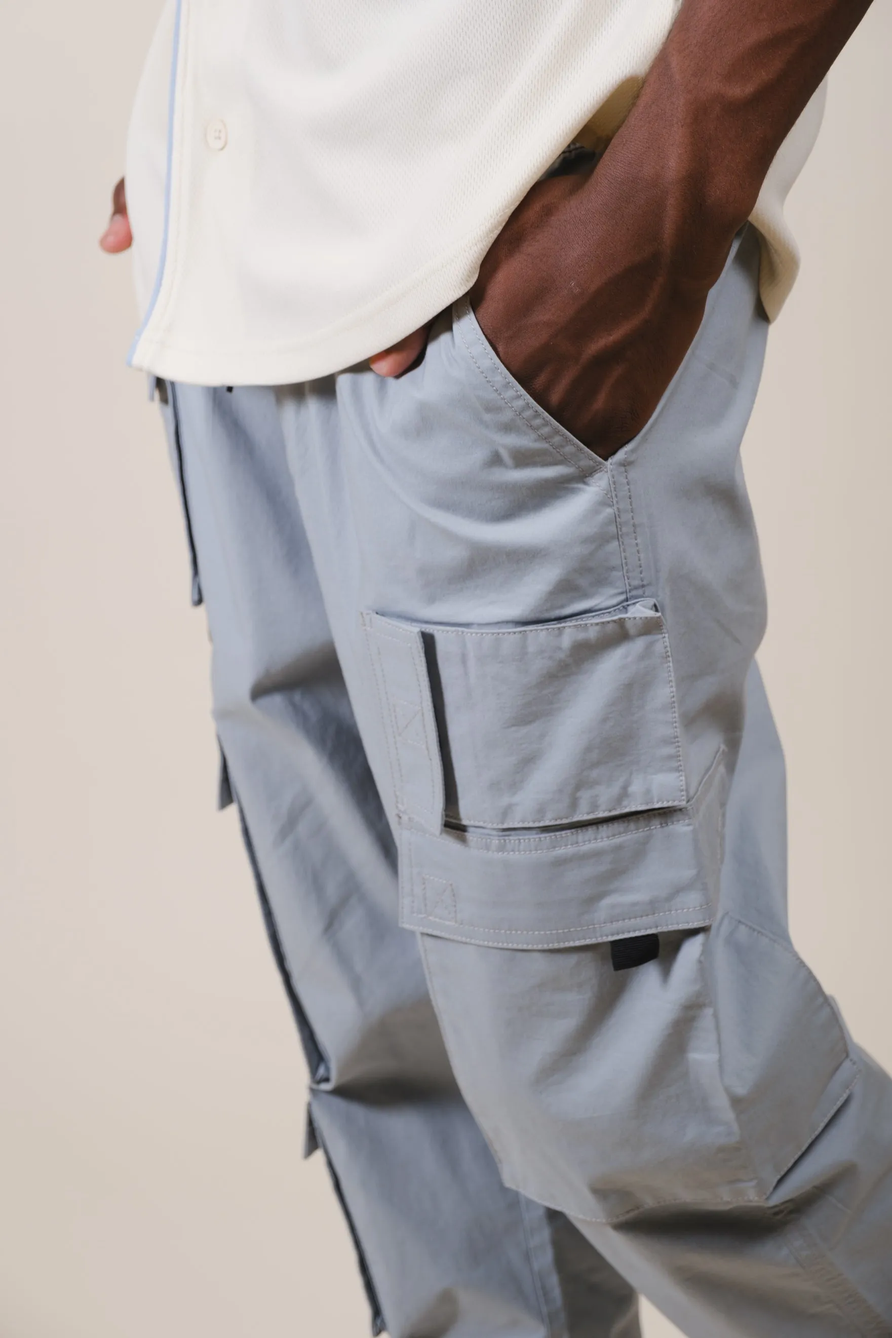 Multi Pocket Poplin Cargo Pant sold by Brooklyn Cloth product image thumbnail 5