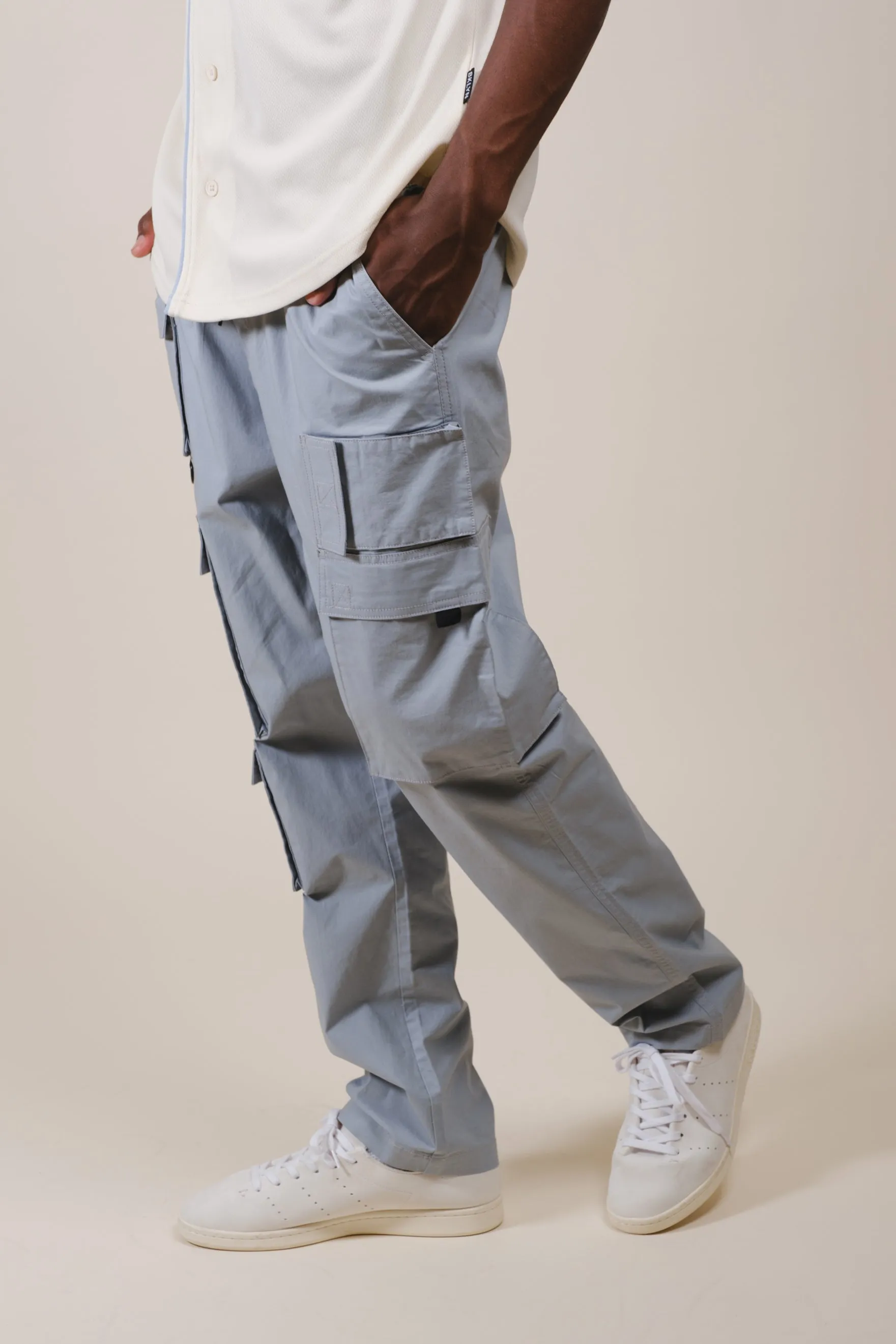 Multi Pocket Poplin Cargo Pant sold by Brooklyn Cloth product image thumbnail 3