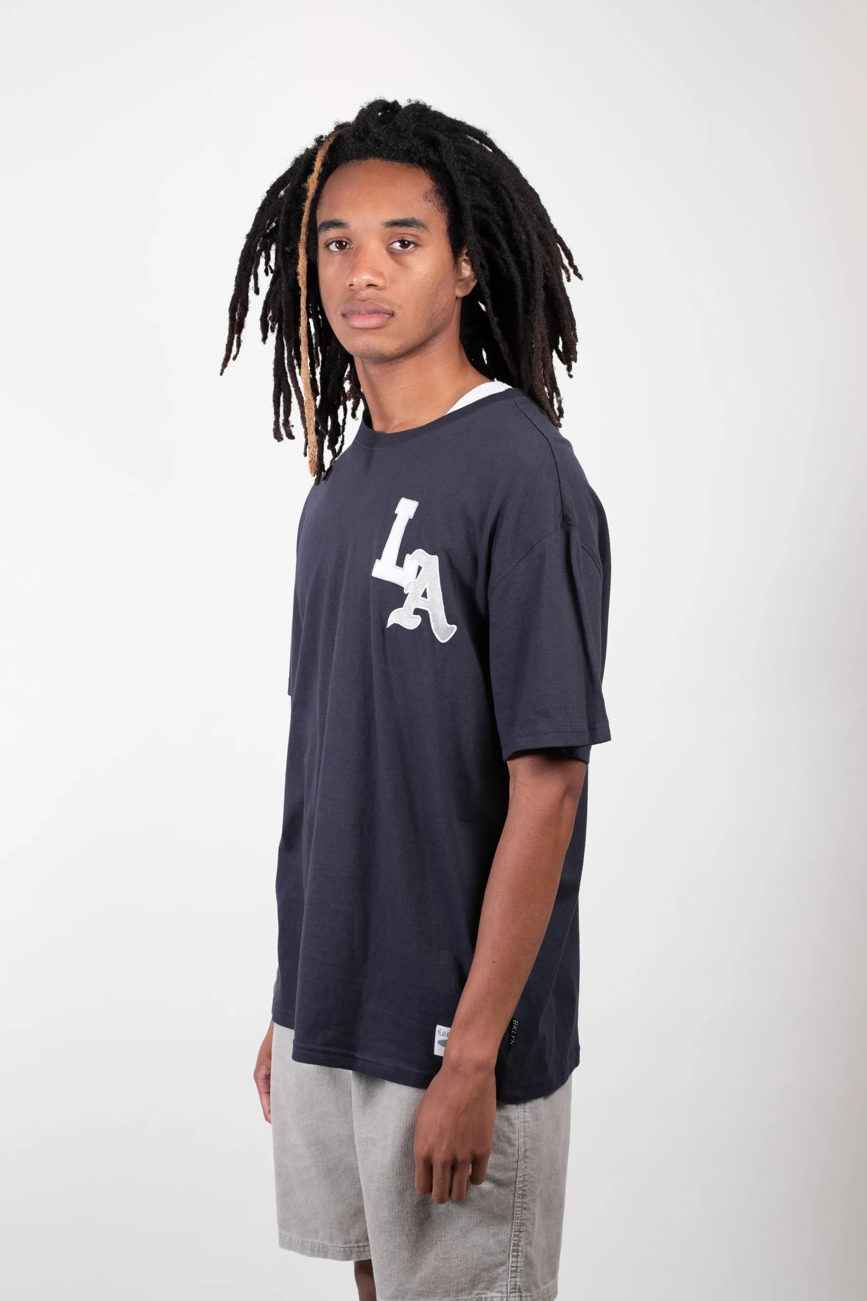 Boxy LA Varsity Tee sold by Brooklyn Cloth product image thumbnail 2