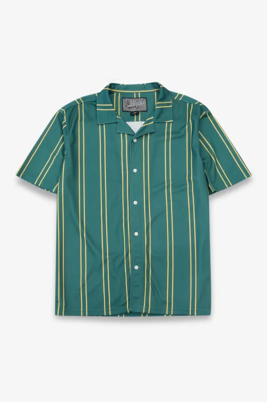 Dans Vertical Stripe Air Mesh Shirt sold by Brooklyn Cloth