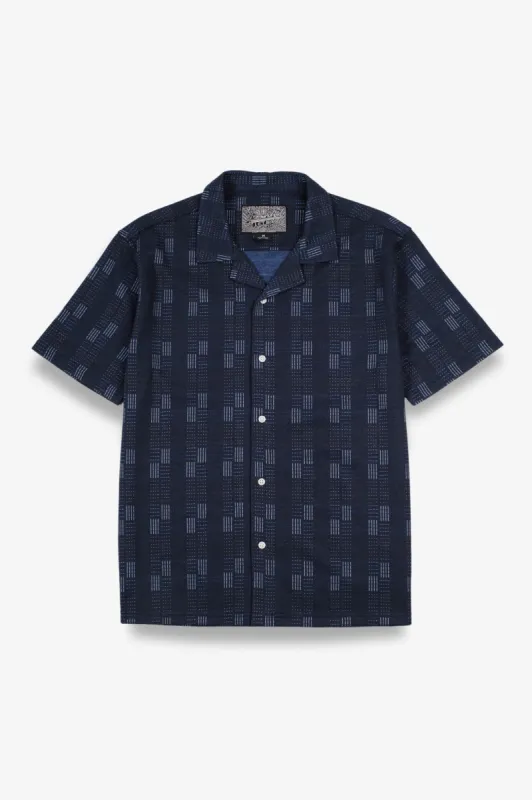 Jacquard Camp Collar Shirt sold by Brooklyn Cloth