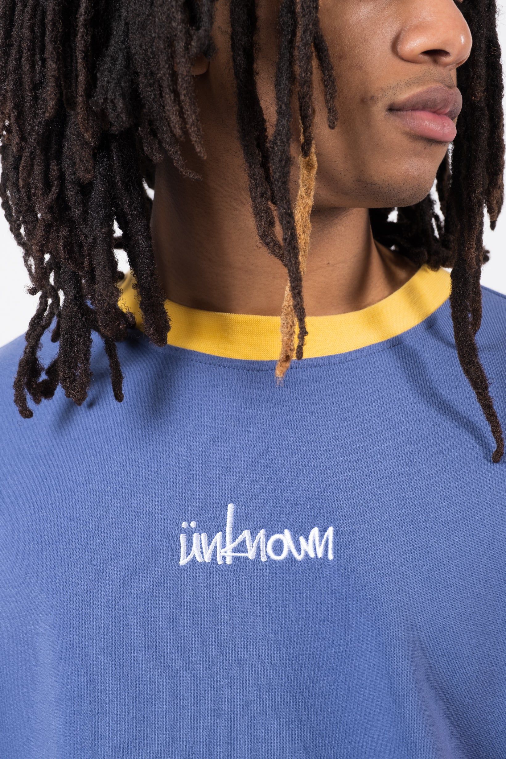 Coastal Blue Unknown Embroidered Crewneck Sweatshirt sold by Brooklyn Cloth product image thumbnail 4