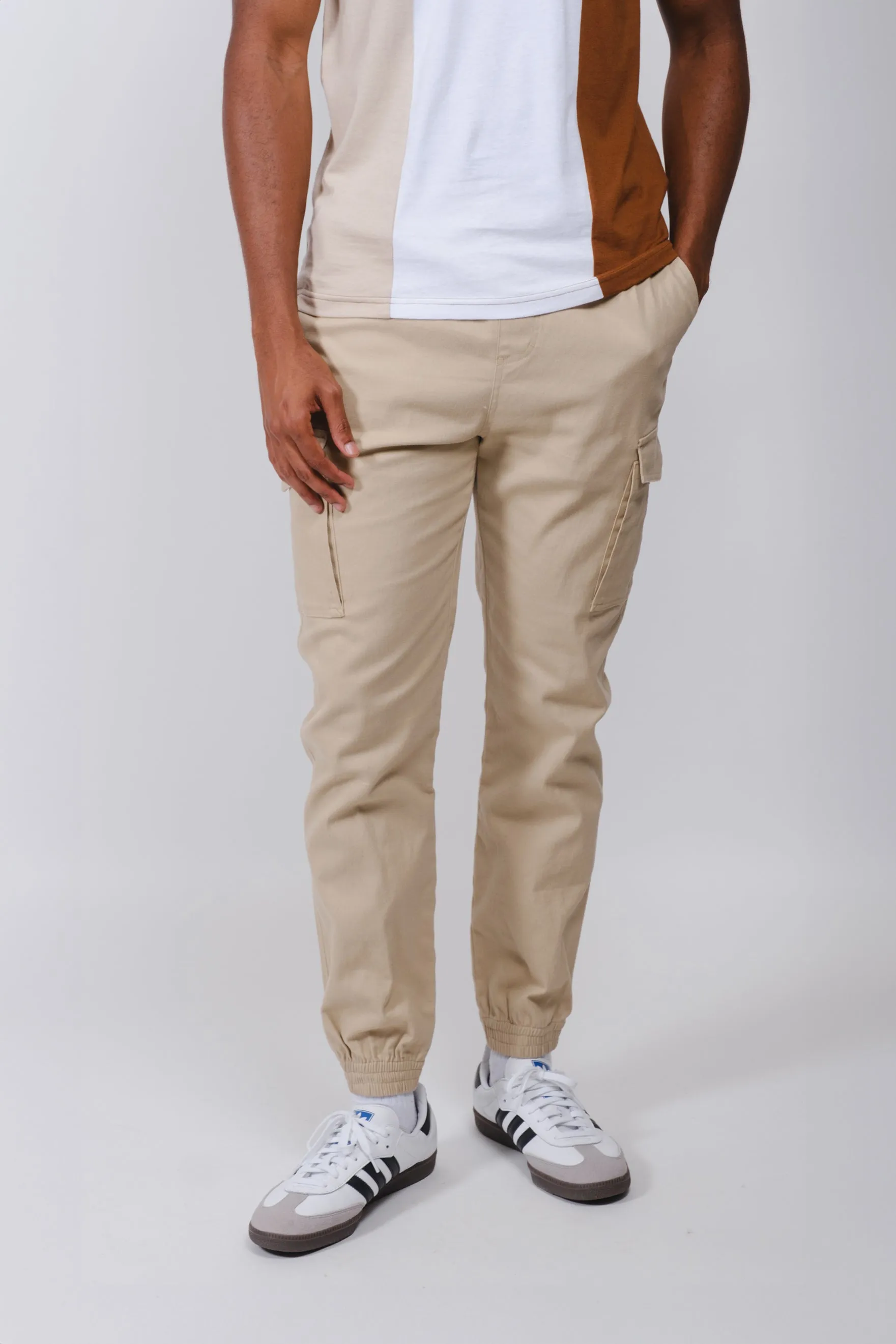 Cargo Pocket Twill Jogger sold by Brooklyn Cloth
