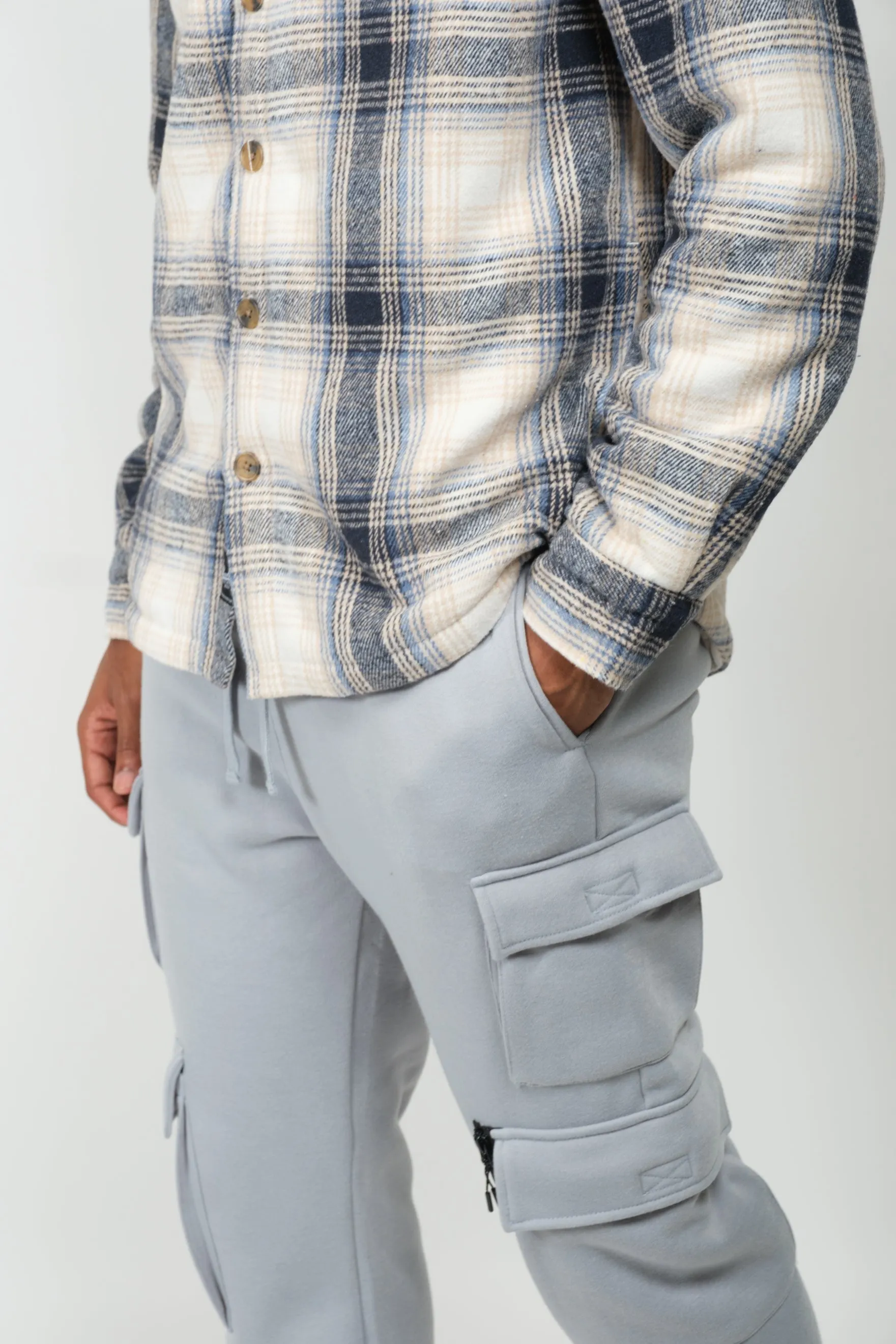 Fleece Utility Cargo Sweatpant sold by Brooklyn Cloth product image thumbnail 3