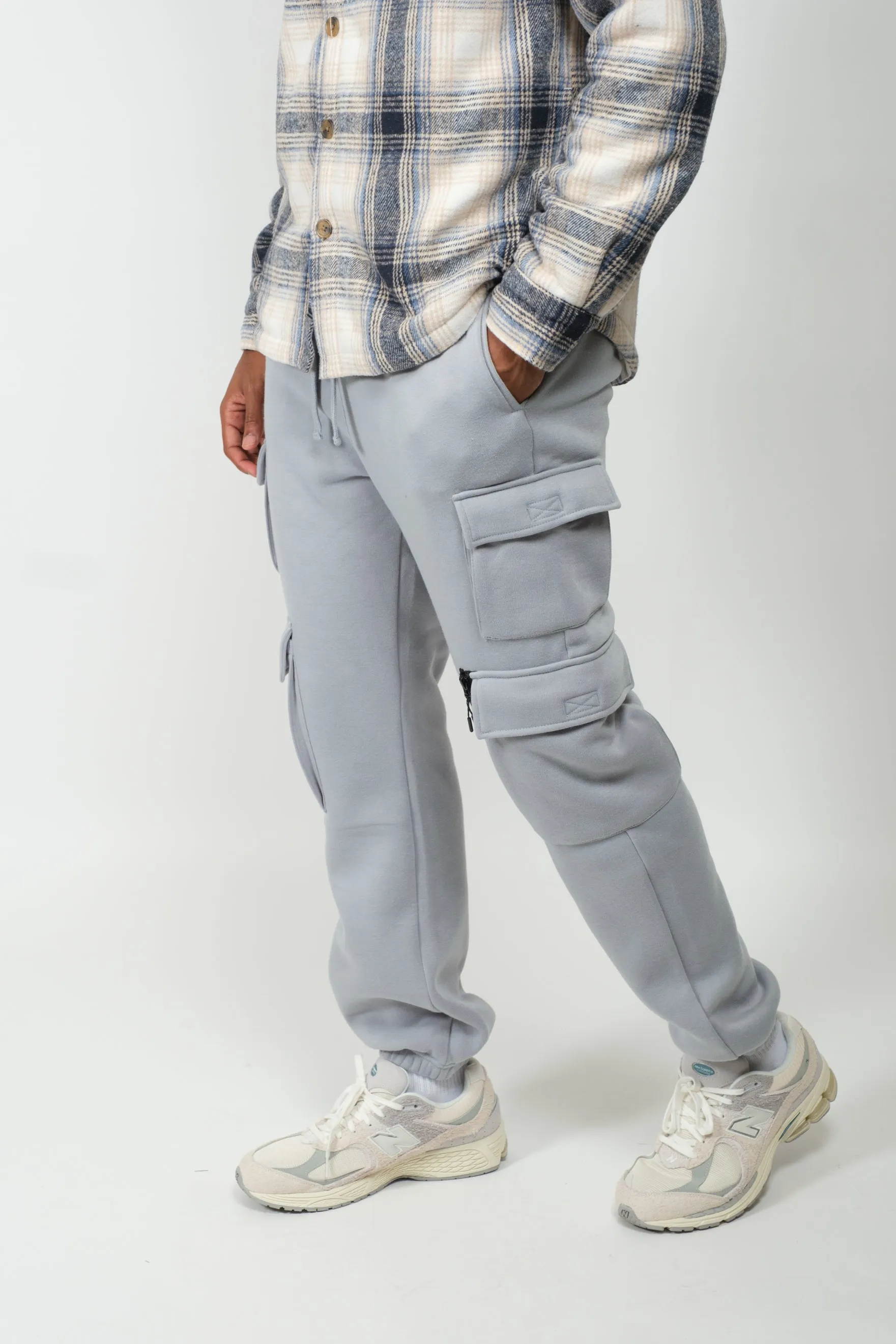 Fleece Utility Cargo Sweatpant sold by Brooklyn Cloth product image thumbnail 2
