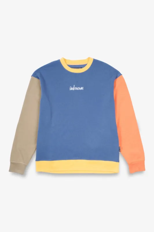 Coastal Blue Unknown Embroidered Crewneck Sweatshirt sold by Brooklyn Cloth